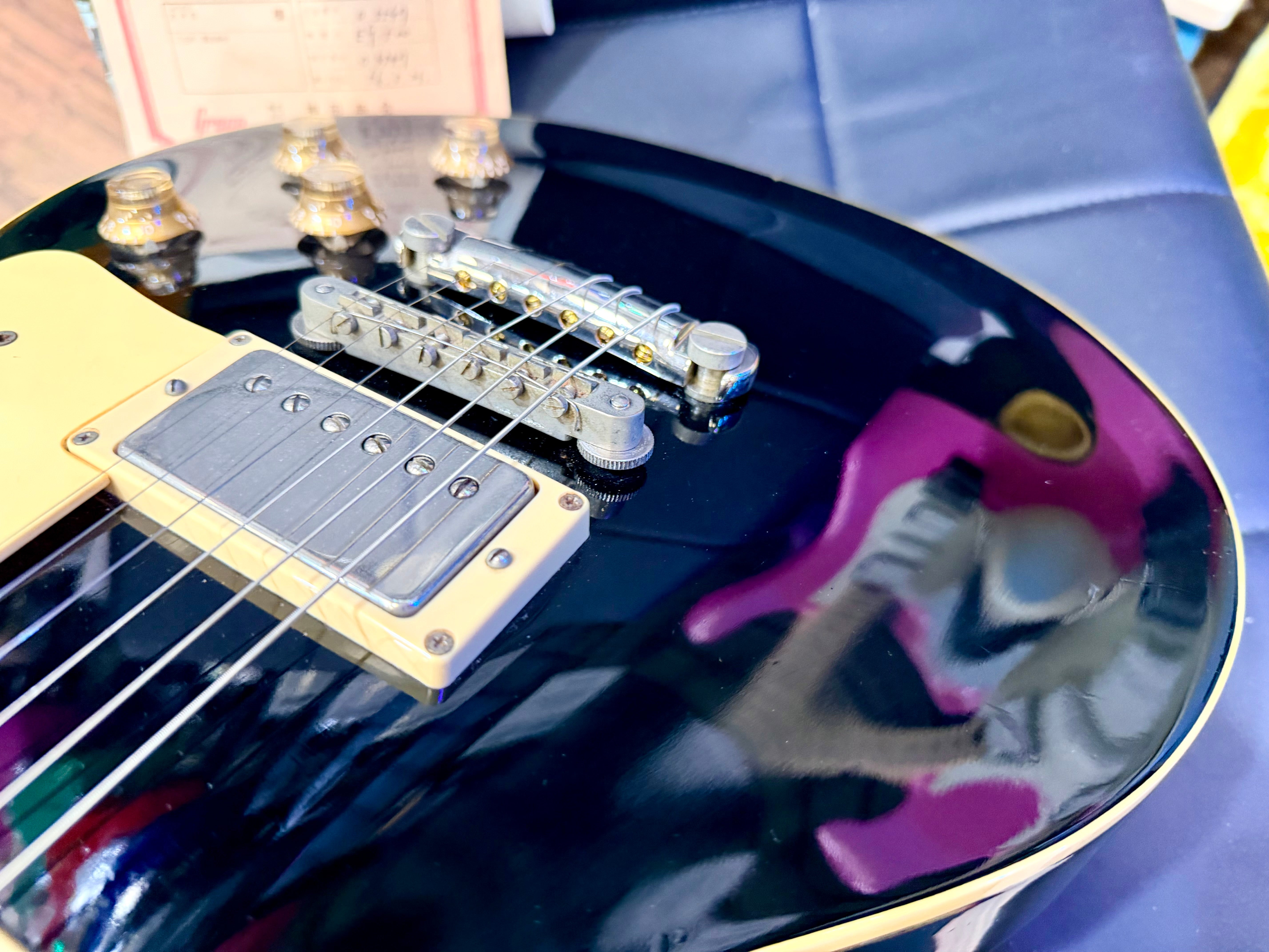 π―π΅1980π―π΅ Greco Japan EG500 Les Paul Standard~ Black~ Super Power~ RARE MIJ!