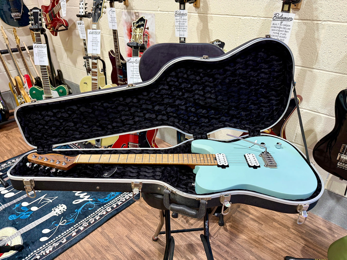 🔥MINT🔥 Harley Benton Fusion-T Pro Series Telecaster HH~ Roasted Maple + CASE!