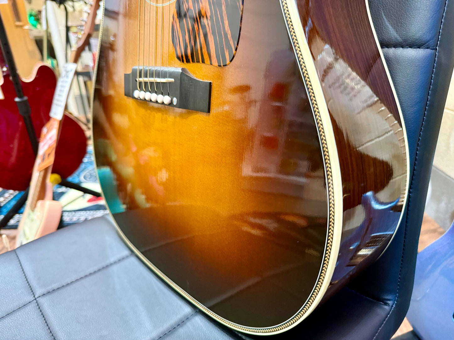 🔥2017 USA🔥 Gibson J45 Custom Electro Acoustic Guitar~ Hard Case~ REPAIRED!