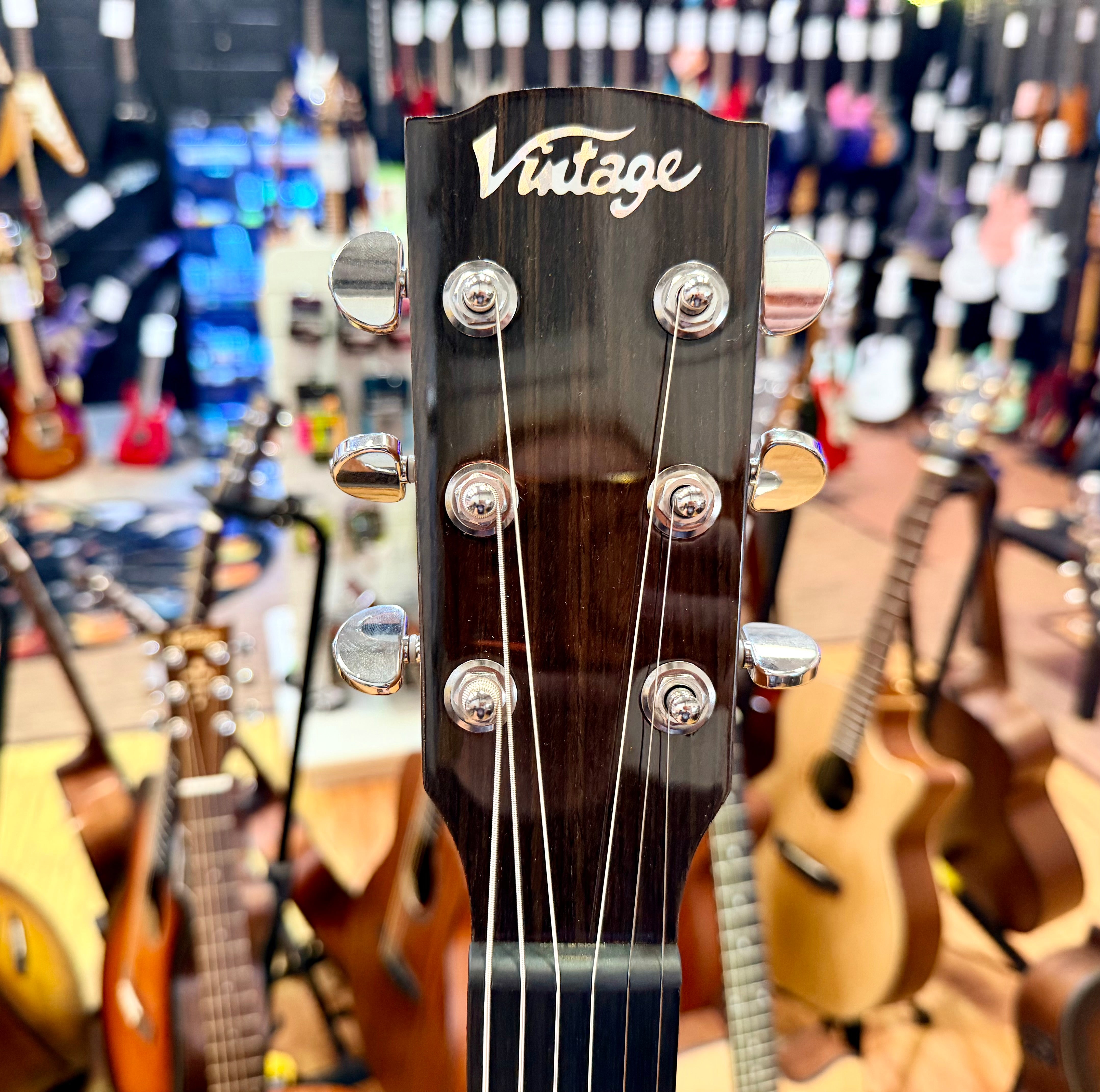 ✨NEW✨ Vintage Pacific Coast Series VEC300DB Electro-Acoustic Guitar~ Denim Blue