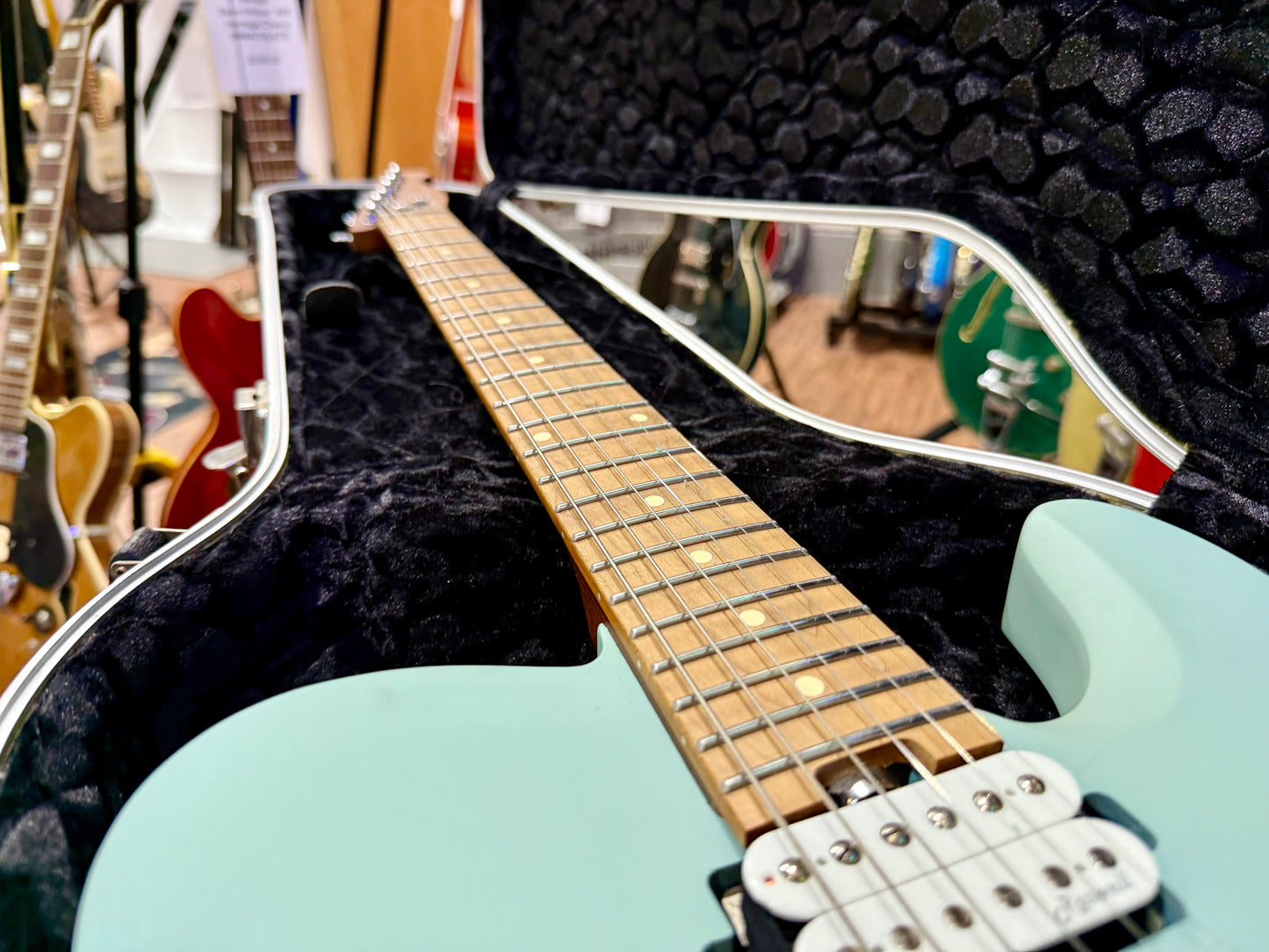 🔥MINT🔥 Harley Benton Fusion-T Pro Series Telecaster HH~ Roasted Maple + CASE!