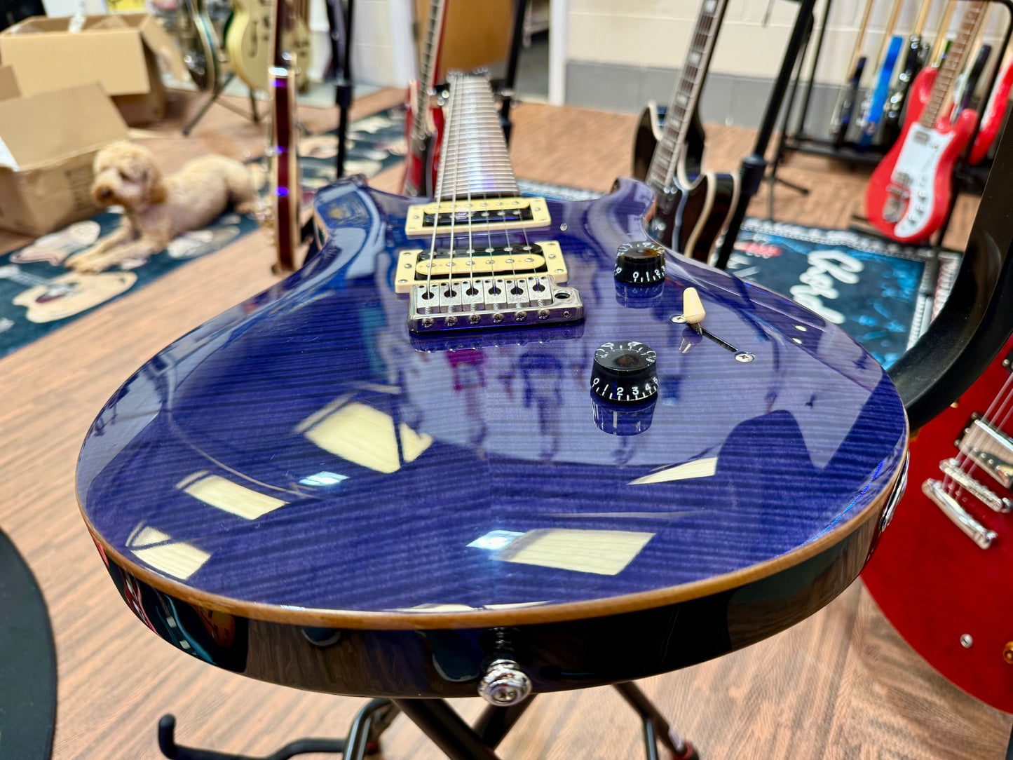 🌟2012 KOREA🌟 PRS SE Custom 24~ Whale Blue + Bird Inlays~ Stunning!