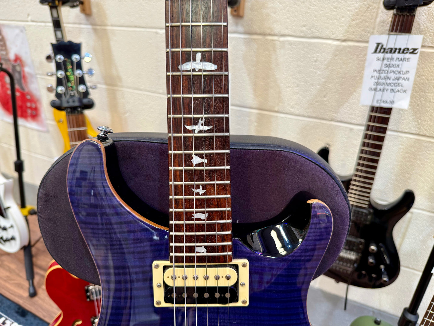 🌟2012 KOREA🌟 PRS SE Custom 24~ Whale Blue + Bird Inlays~ Stunning!