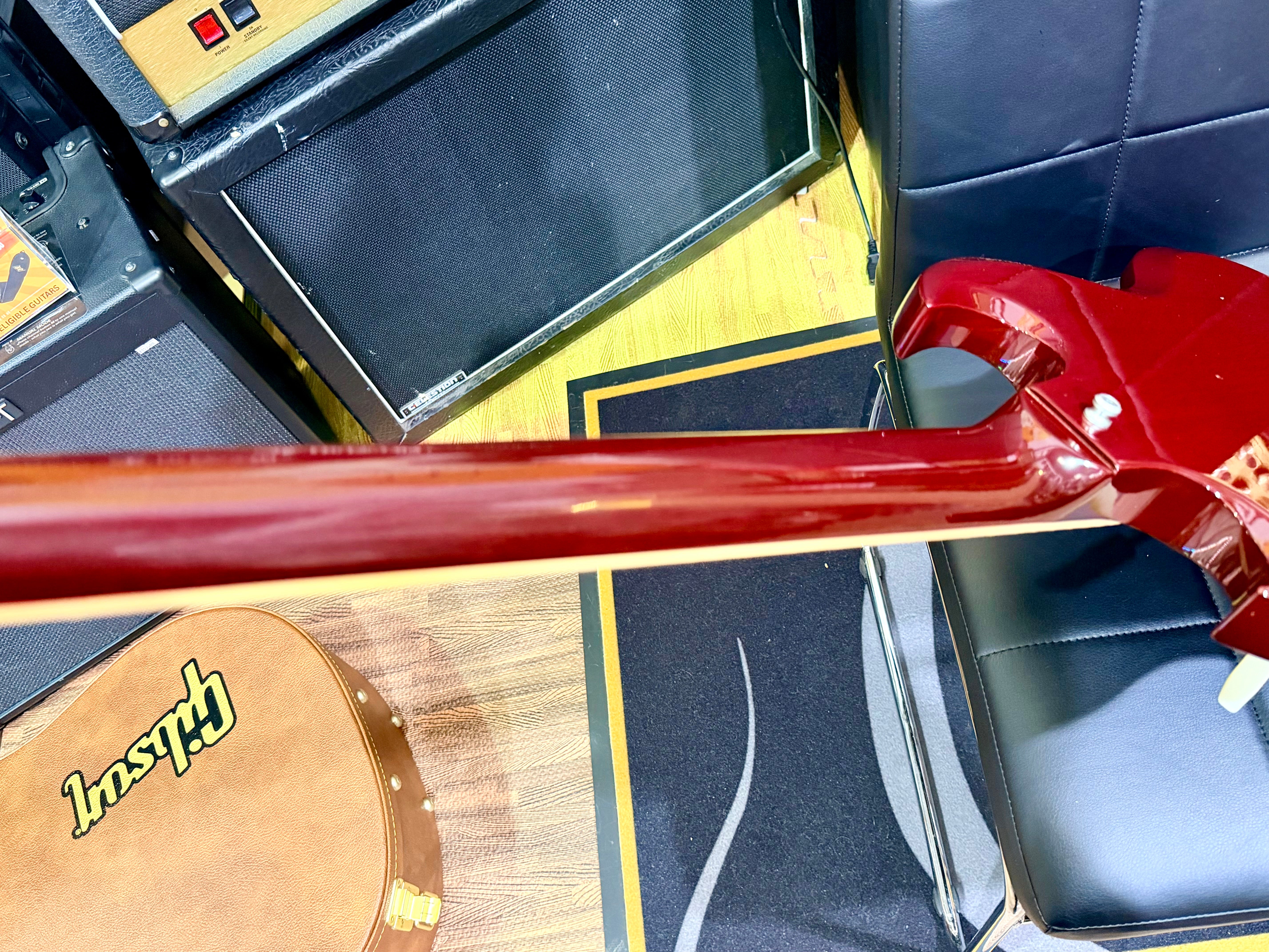 π₯ 1998 Gibson USA SG Standard In Heritage Cherry with Lyre Vibrola + Case π₯