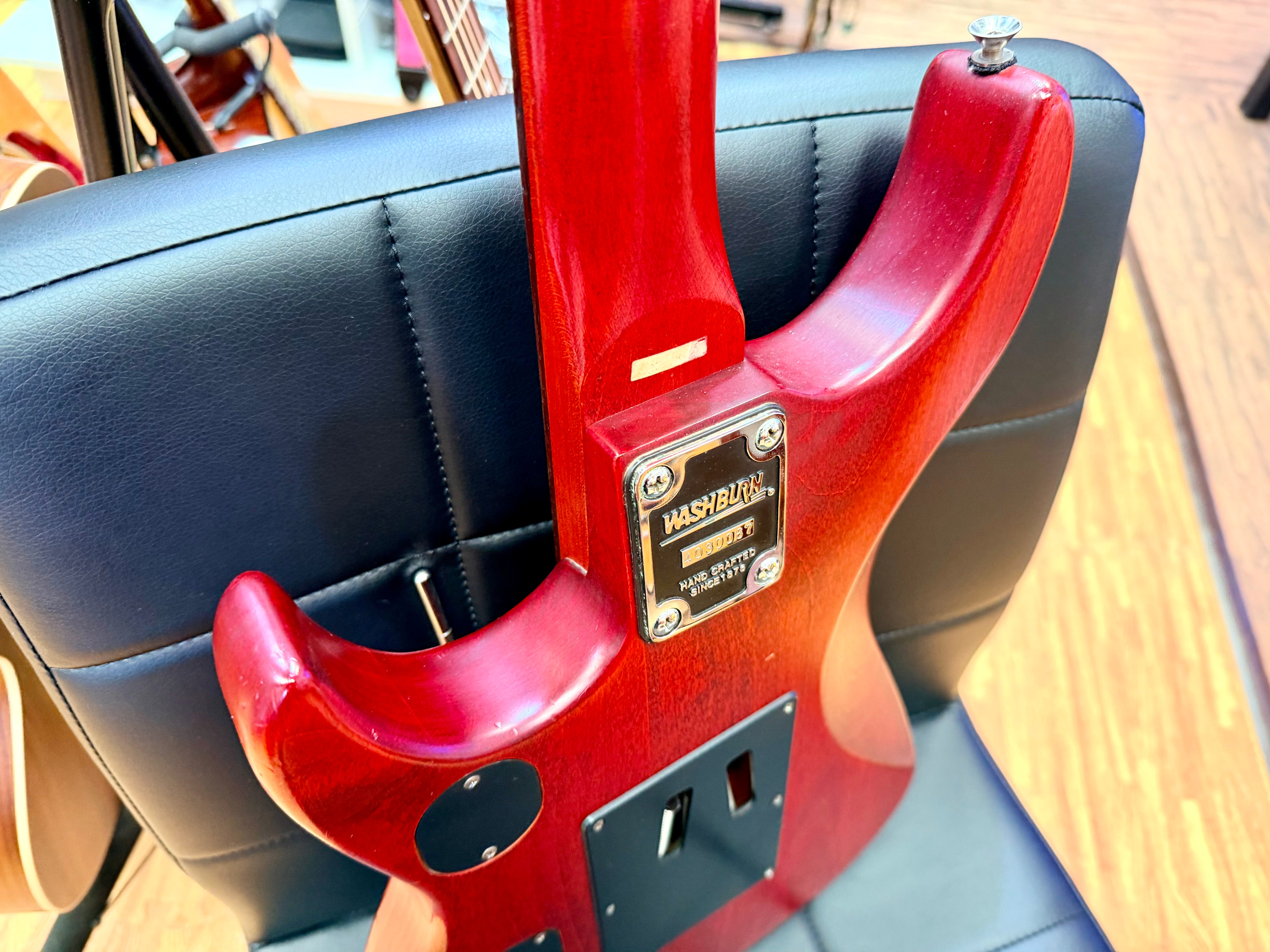 🔥1994🔥 Washburn N2 Nuno Bettencourt~ Korea Padauk Red + Gotoh + Bill Lawrence!