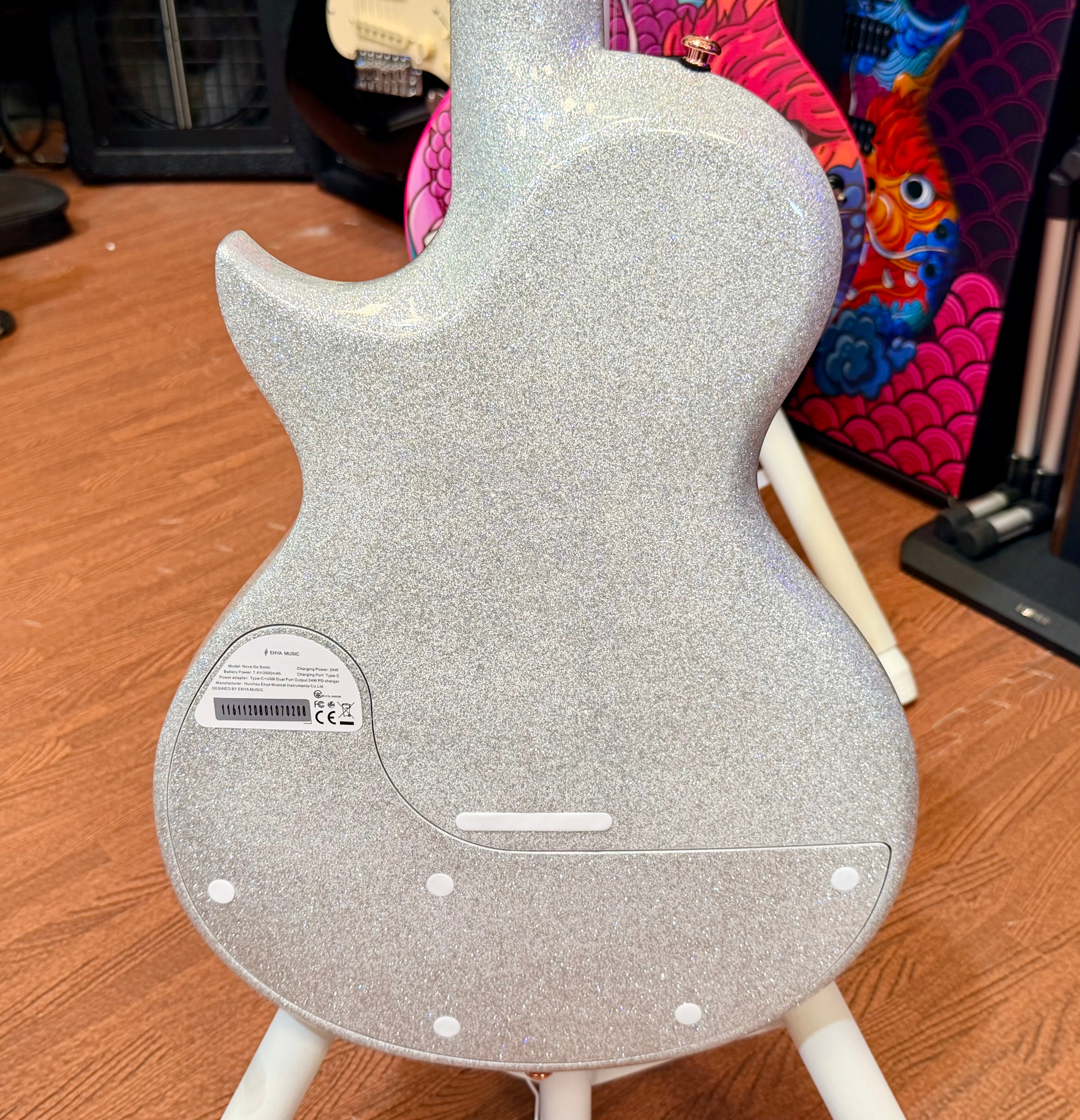 ✨NEW✨ Enya Nova Go Sonic Blink Silver~ Rose Gold~ Smart Electric Guitar + Bag!