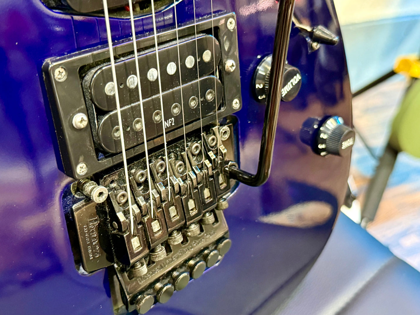 🔥1994 KOREA🔥 Ibanez RG470 JB Superstrat~ Jewel Blue~ Rosewood & Locking Trem!