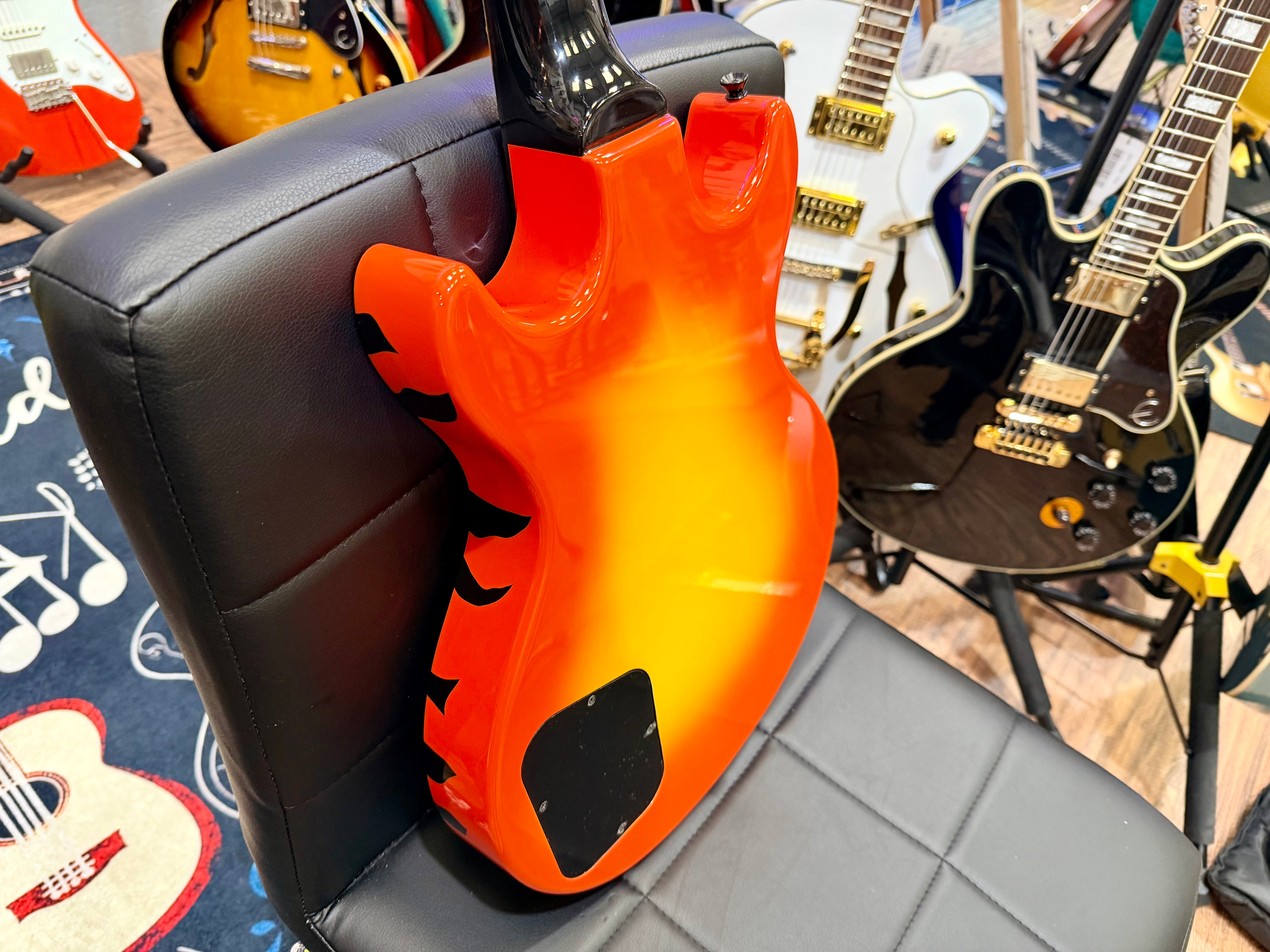 π― Edwards ESP E-SR-Kellogg Orange Tiger~ Sukeroku Ken Yokoyama~Made In Japan π―