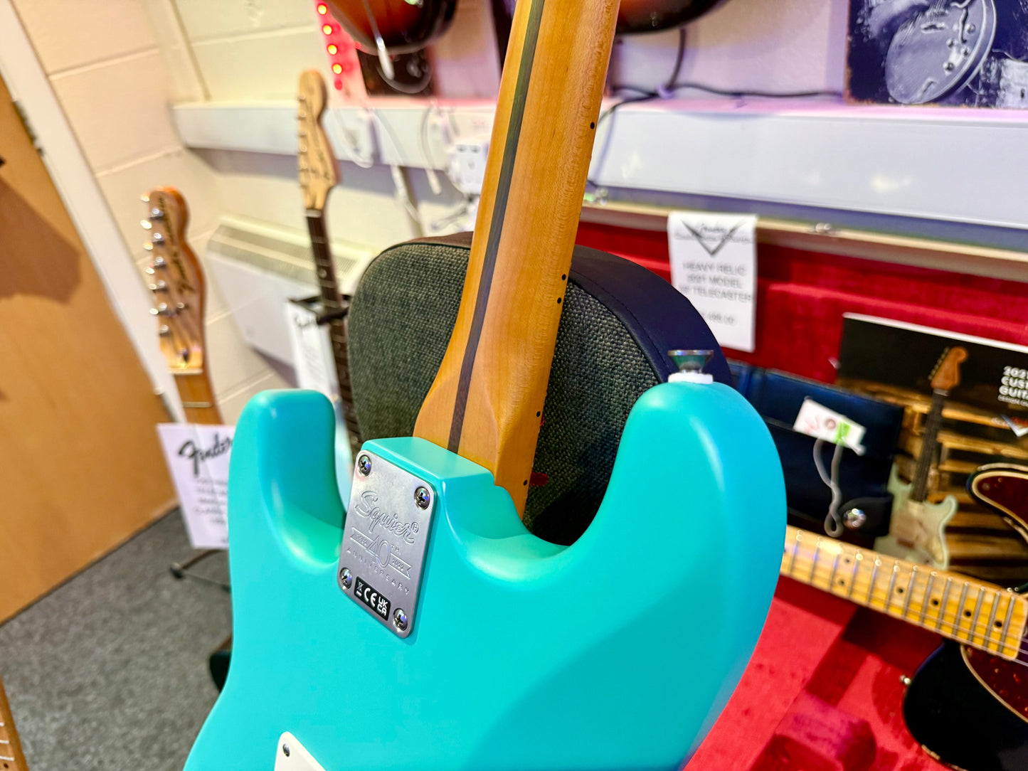 🌟 Fender Squier 40th Anniversary Stratocaster Vintage Edition Seafoam Green 🌟