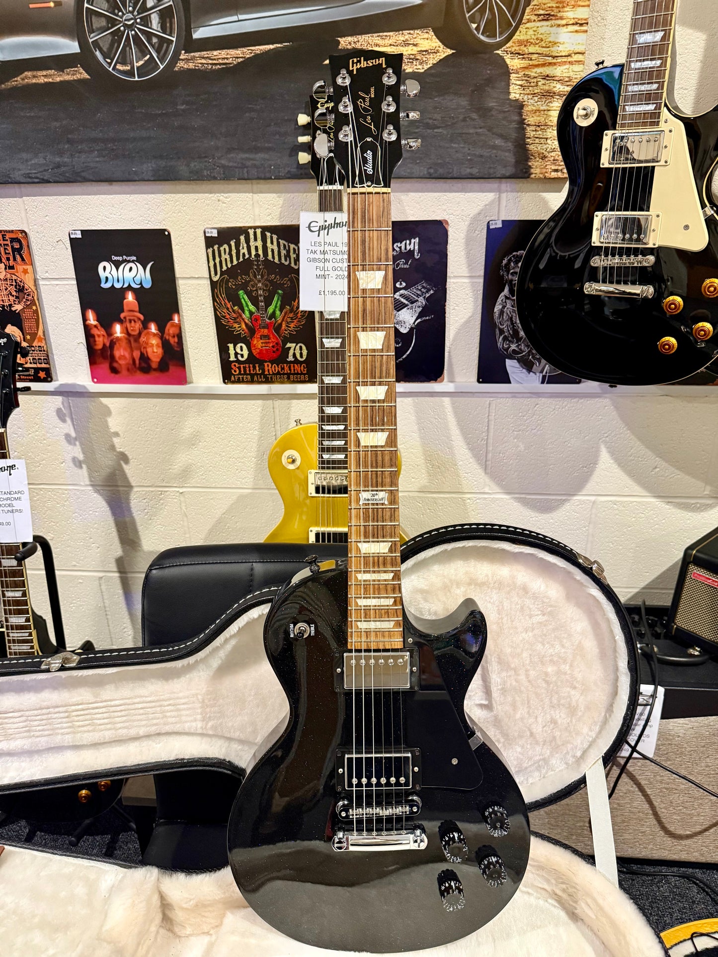 ✨120th ANNIVERSARY ✨ Gibson Les Paul Studio Pro Graphite Pearl Sparkle~USA 2014