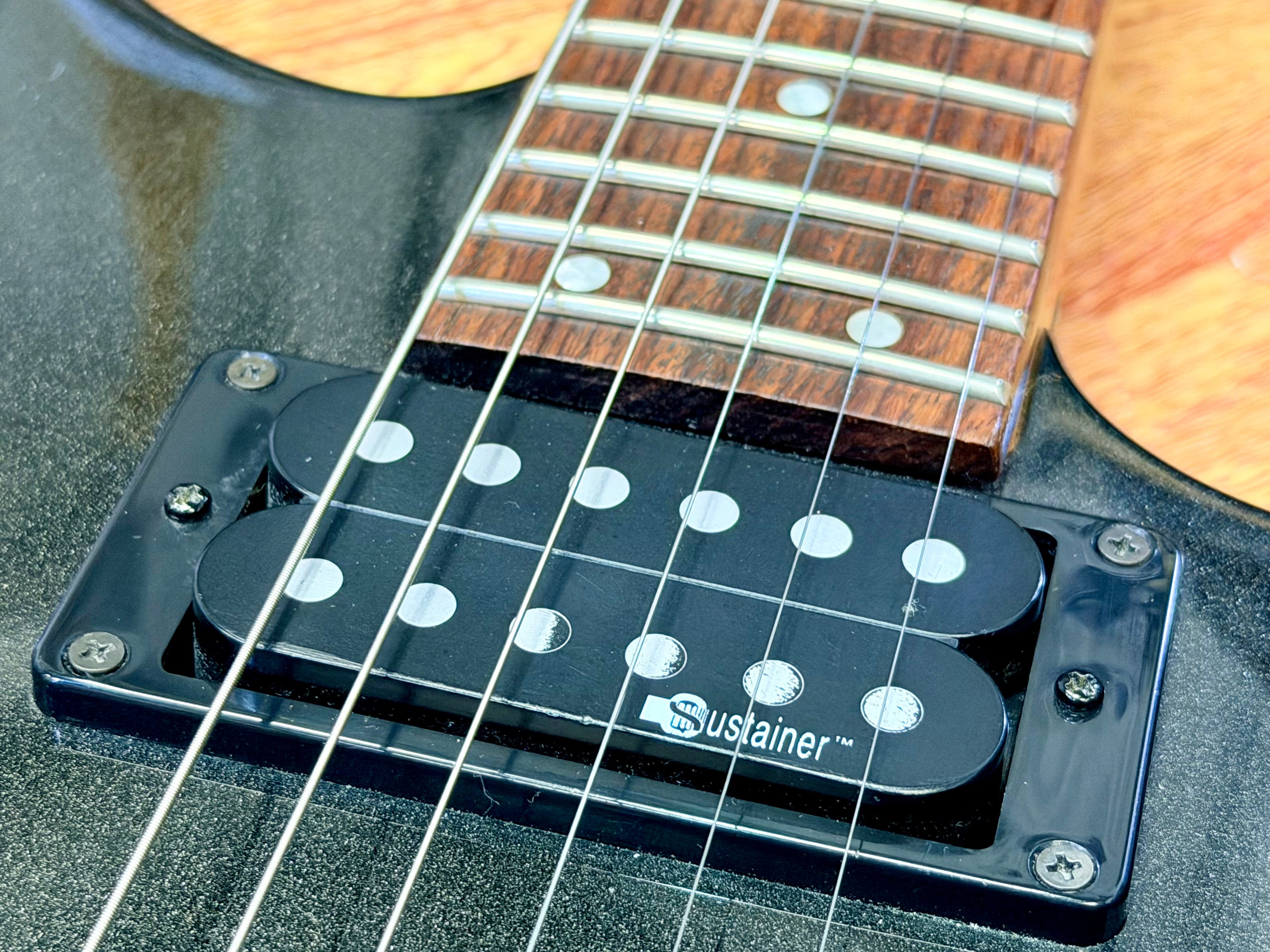 🔥RARE🔥 2005 Fernandes Revolver Pro Sustainer~ Floyd Rose~ Metallic Gunmetal!