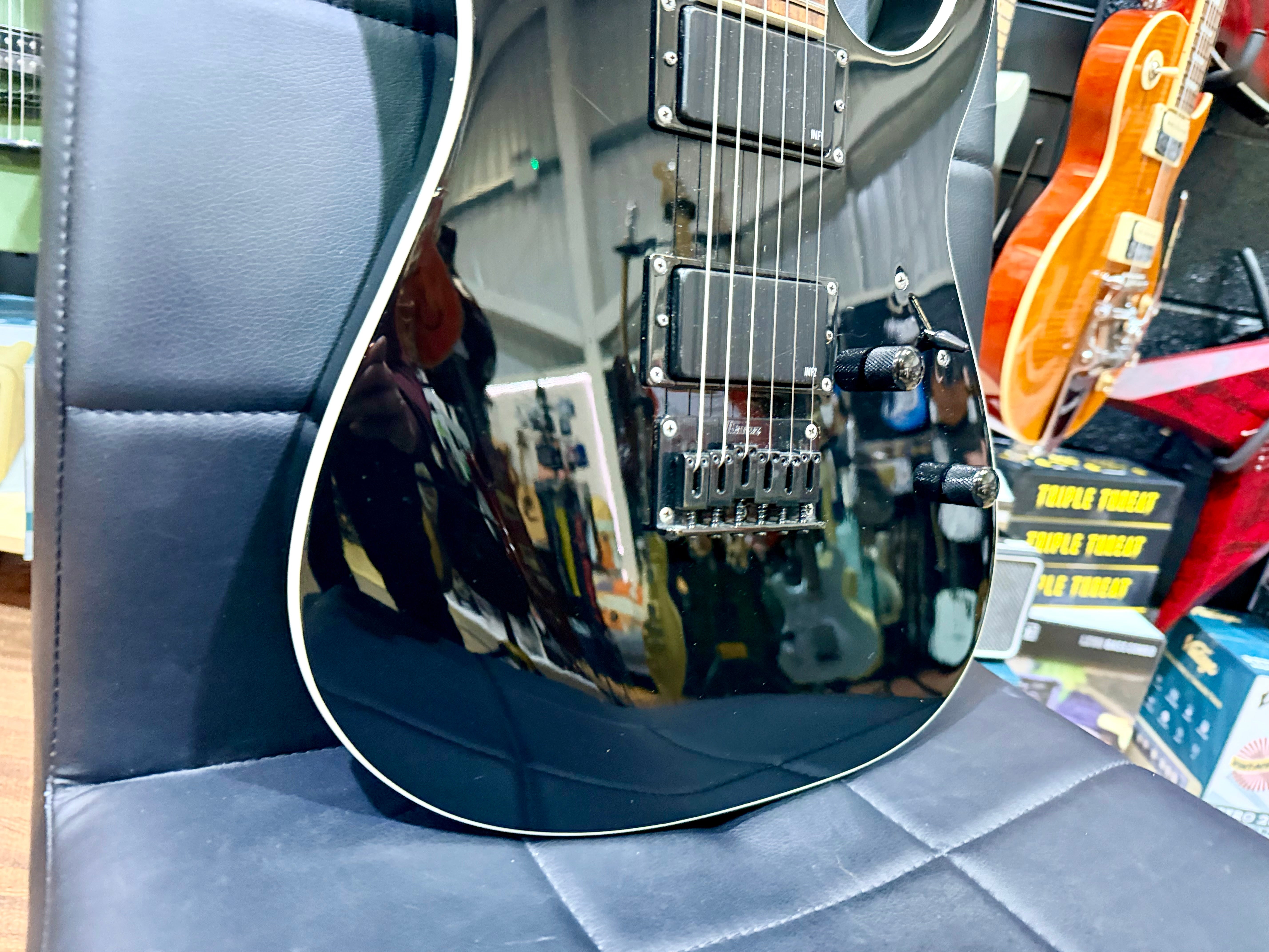 🔥2008🔥 Ibanez RGR321 EX Black Electric Guitar~ Hardtail Super Strat~ Indonesia
