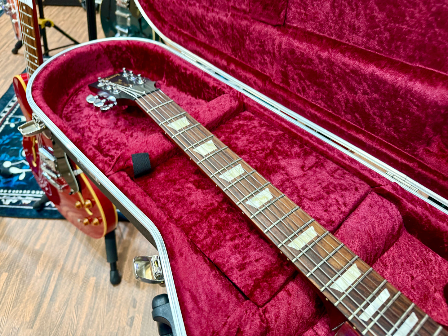 🔥2013 USA🔥 Gibson Les Paul ‘50s Tribute~ Wine Red~ Hiscox Hard Case~ P90 P’ups