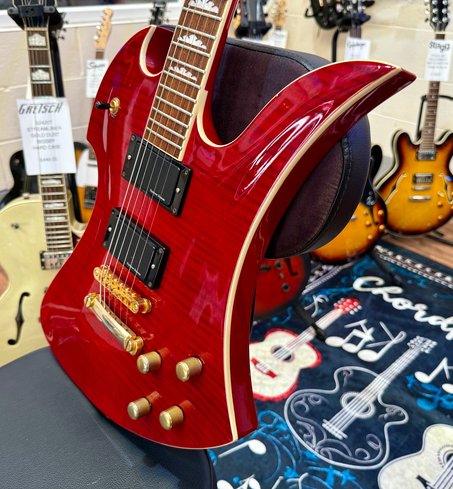 🔥#30 OF 100🔥 BC Rich Mockingbird 100th NAMM Limited Edition RARE~ 2001 Korea!