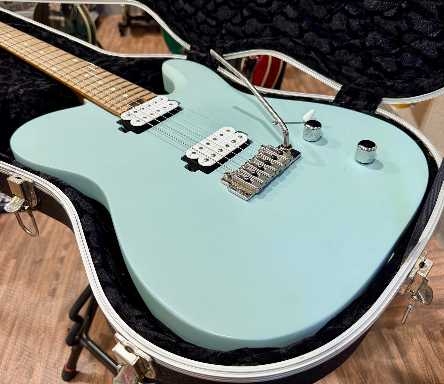 🔥MINT🔥 Harley Benton Fusion-T Pro Series Telecaster HH~ Roasted Maple + CASE!
