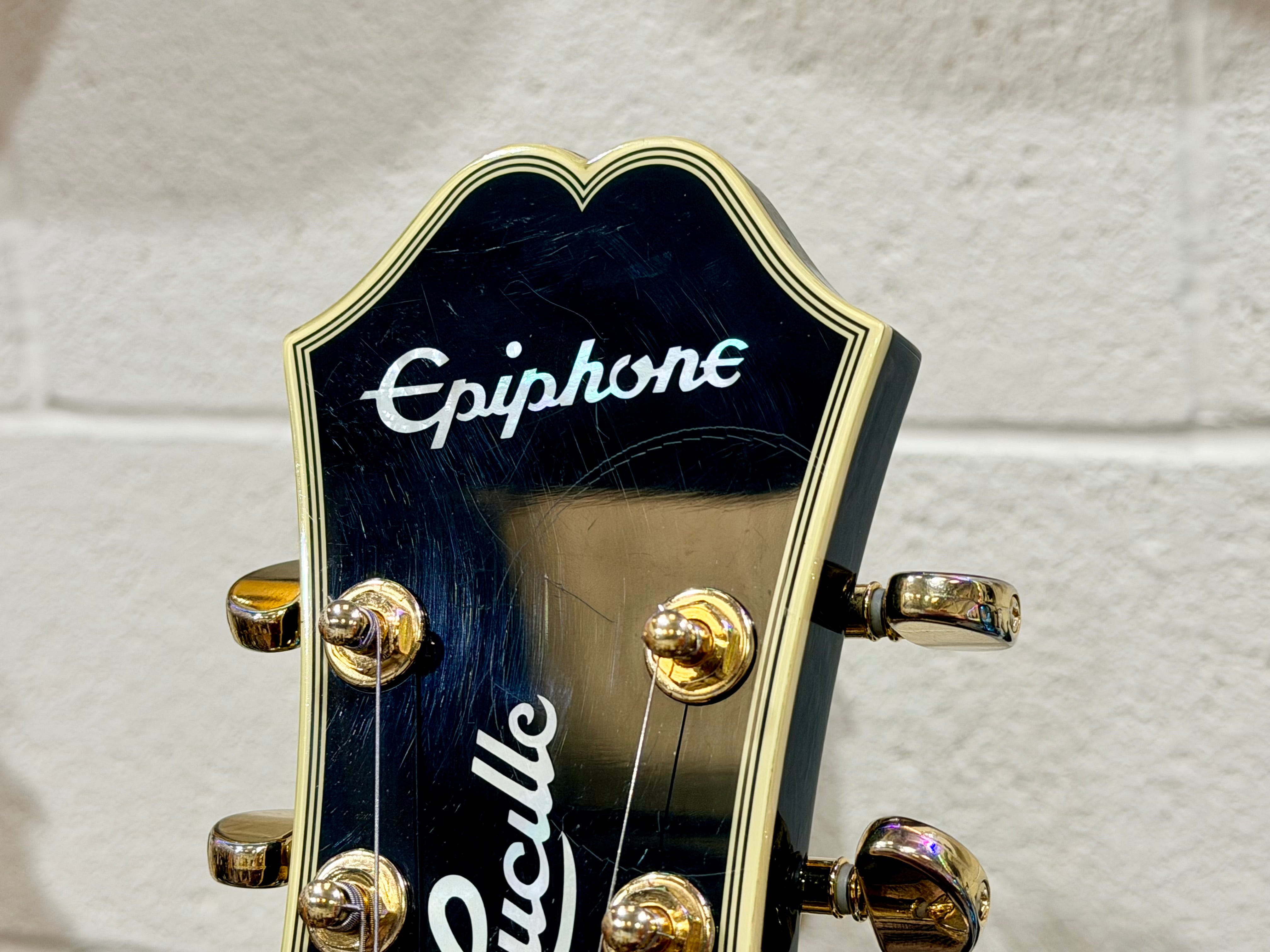 🔥2011🔥 Epiphone B.B. King Lucille Guitar~ Ebony Black~ Semi-Hollowbody!