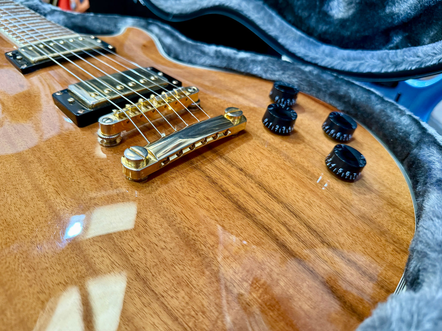 🔥2018🔥 Epiphone Les Paul Custom Pro KOA~ Split Coils + Case~ Ltd Edition!