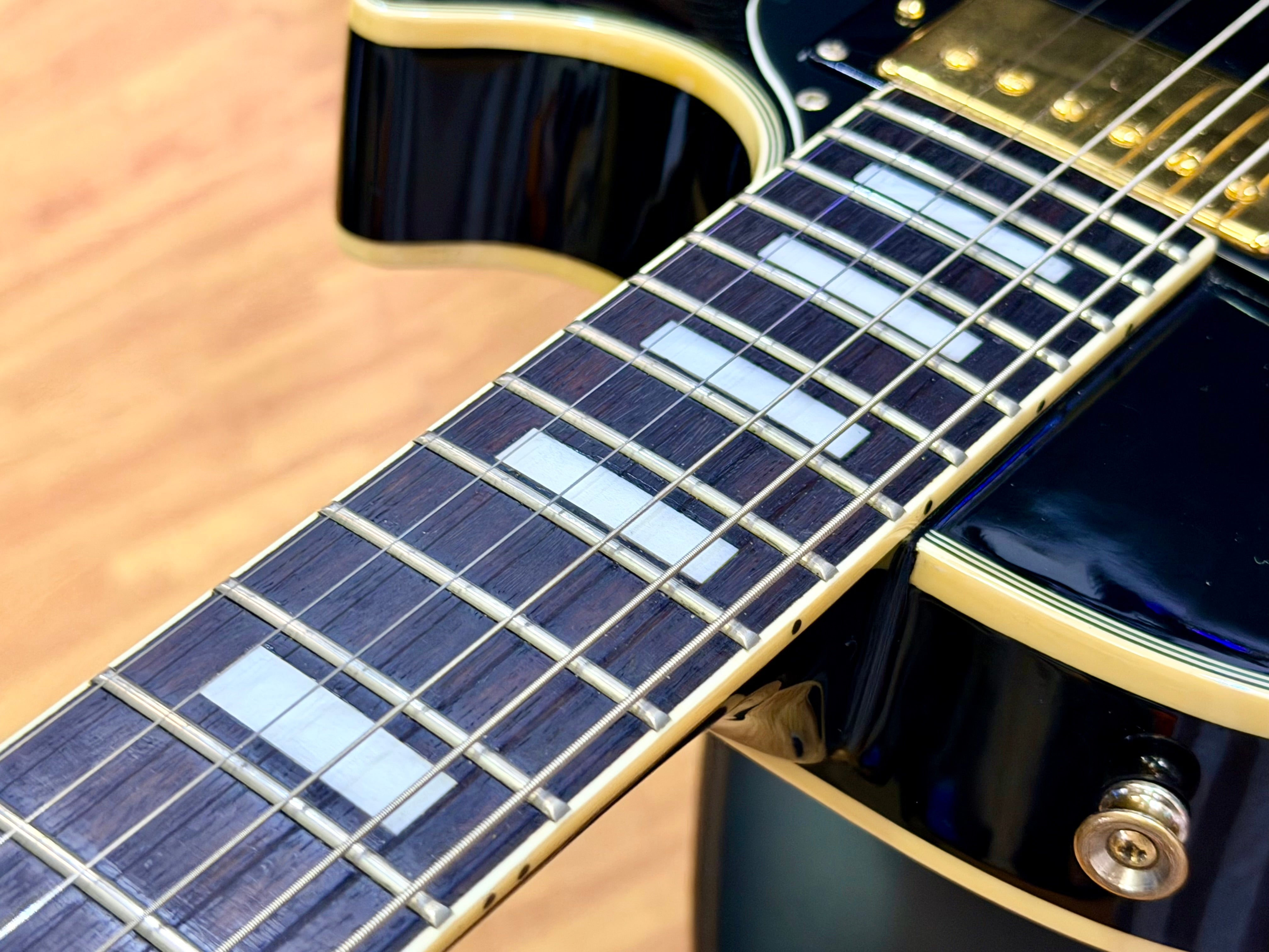🔥RARE 1989🔥 Epiphone Les Paul Custom MIK First Year~ Open Book~ Korea~ Black!