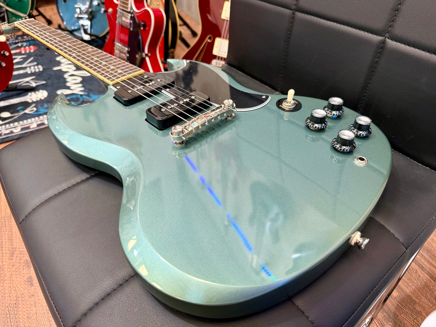 🔥NEW 2025🔥 Epiphone SG Special P-90~ Faded Pelham Blue~ Latest Model!