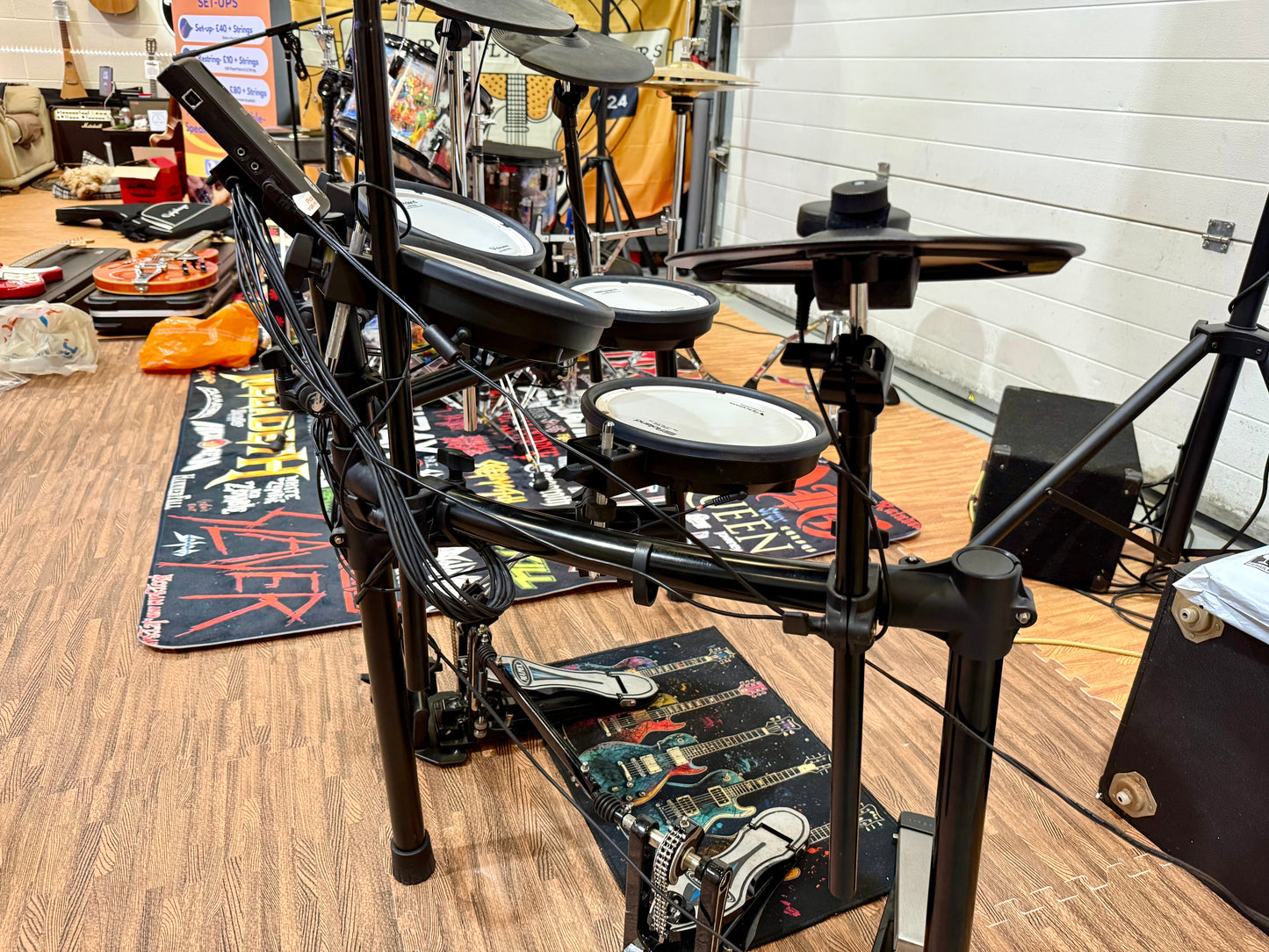 🥁 Roland TD-1DMK V-Drums Electronic Drum Kit~ With Mapex Double Bass Pedal !🥁