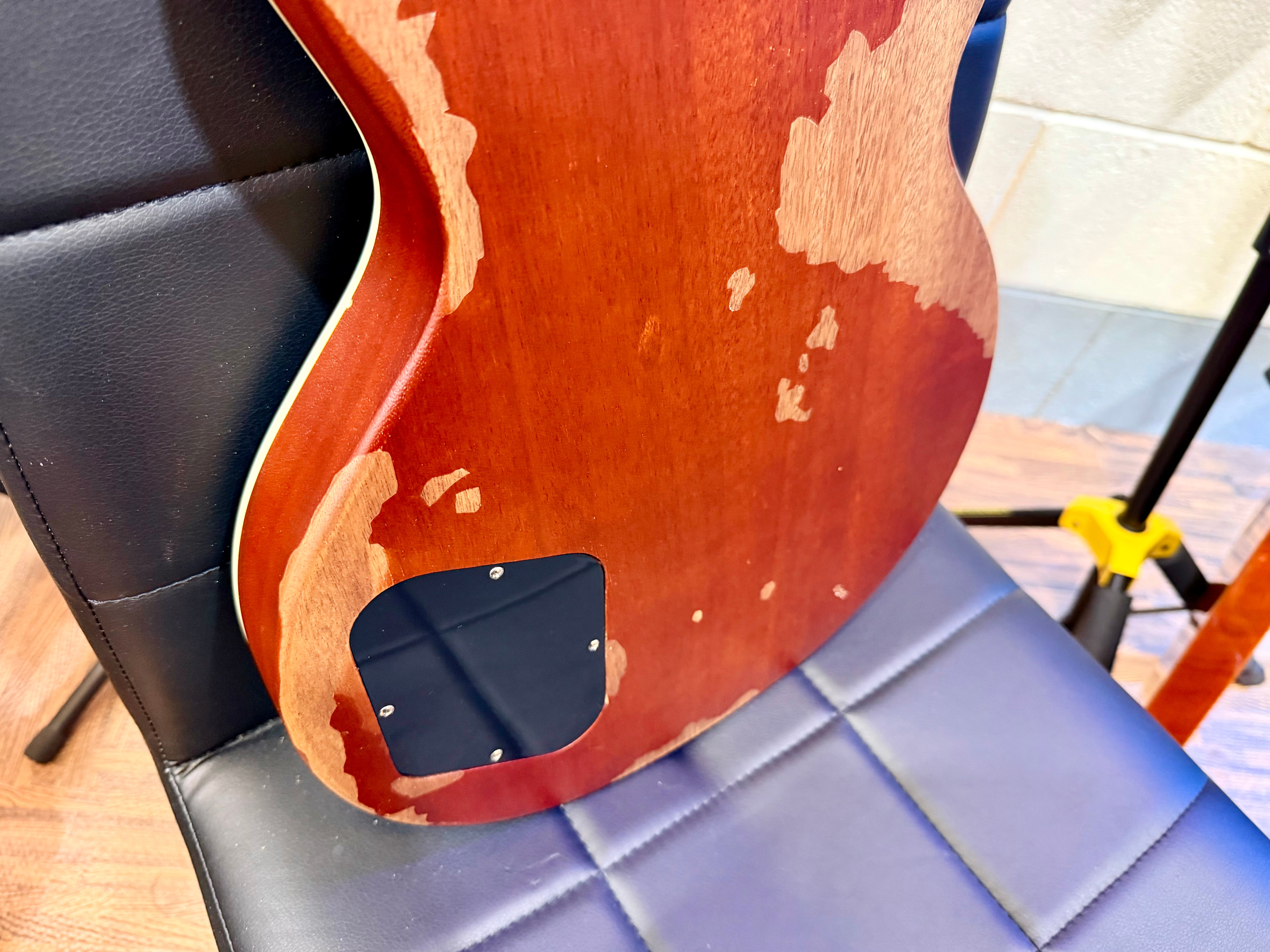 🔥UPGRADED🔥 Vintage V100 Icon Distressed Gold Top~ SETH LOVER Pickups + Gotoh!