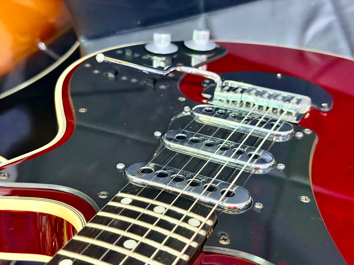 ⚡️2003⚡️ Burns London Brian May Signature Red Special~ Cherry Red Korean Made!