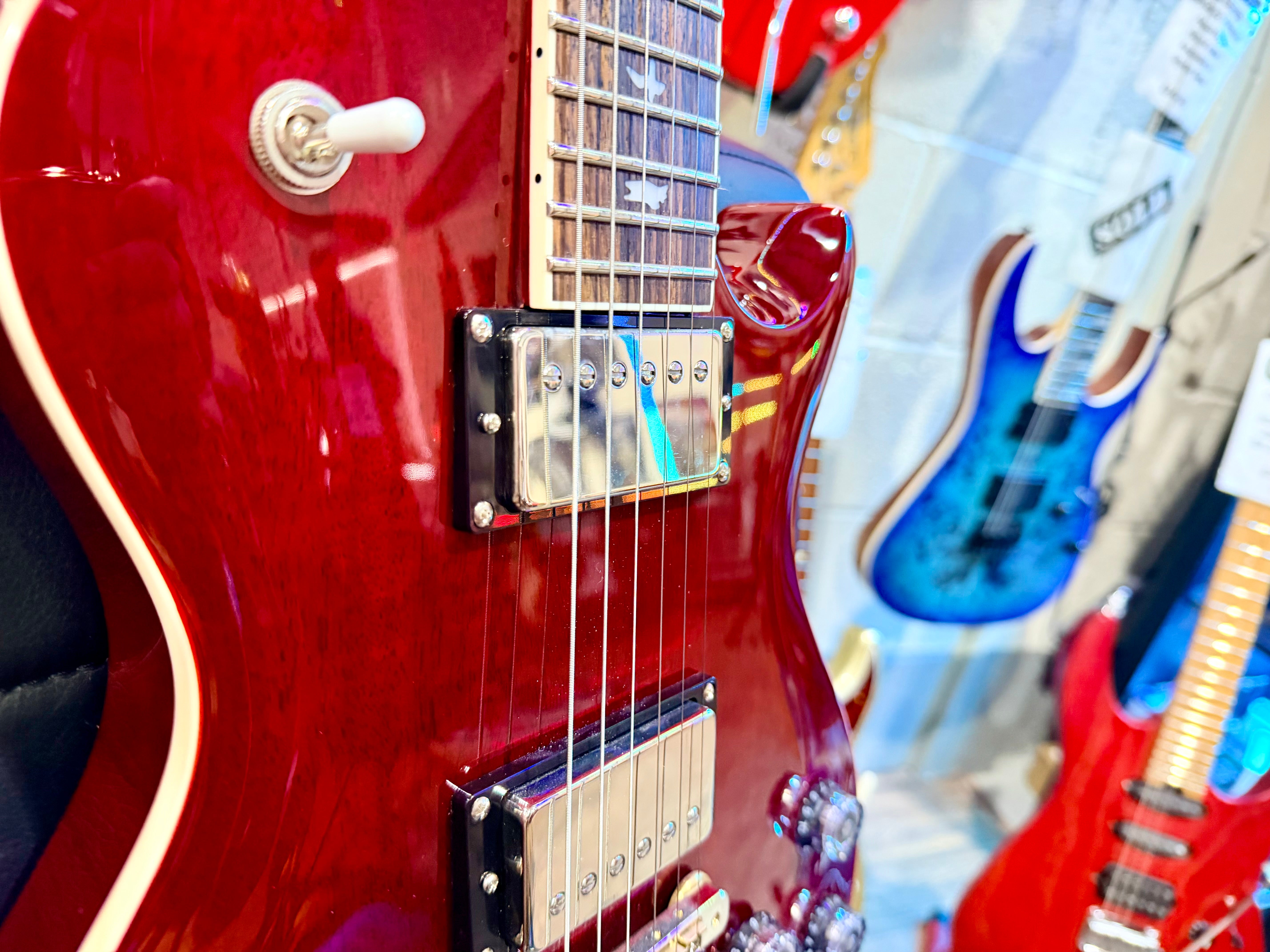 🌟MINT 2024🌟 PRS SE McCarty 594 Singlecut Electric Guitar~ Vintage Cherry Red!