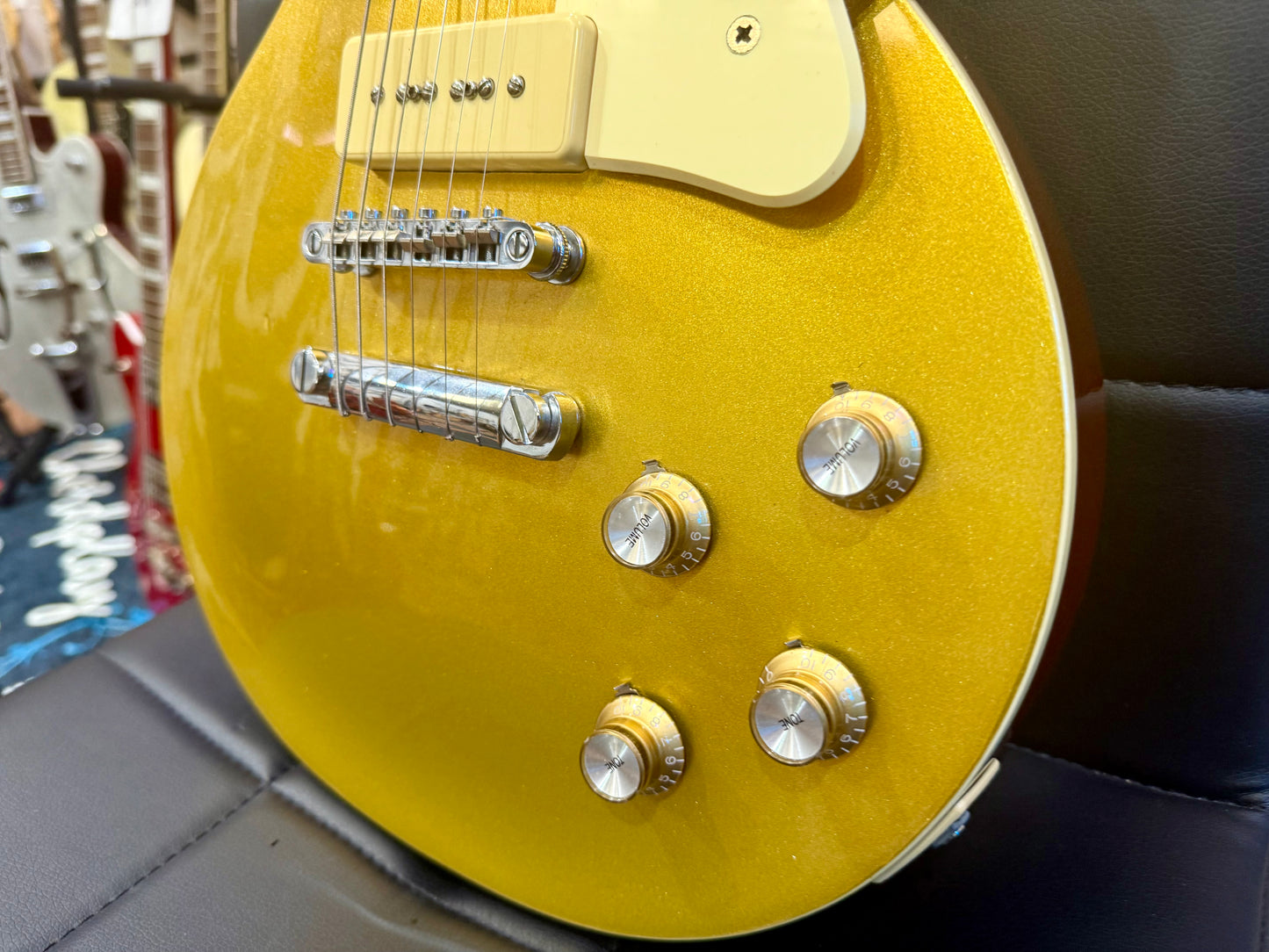π2006π Epiphone '56 Les Paul Gold Top~ P-90 Pickups~ Electric Guitar~ Lovely!