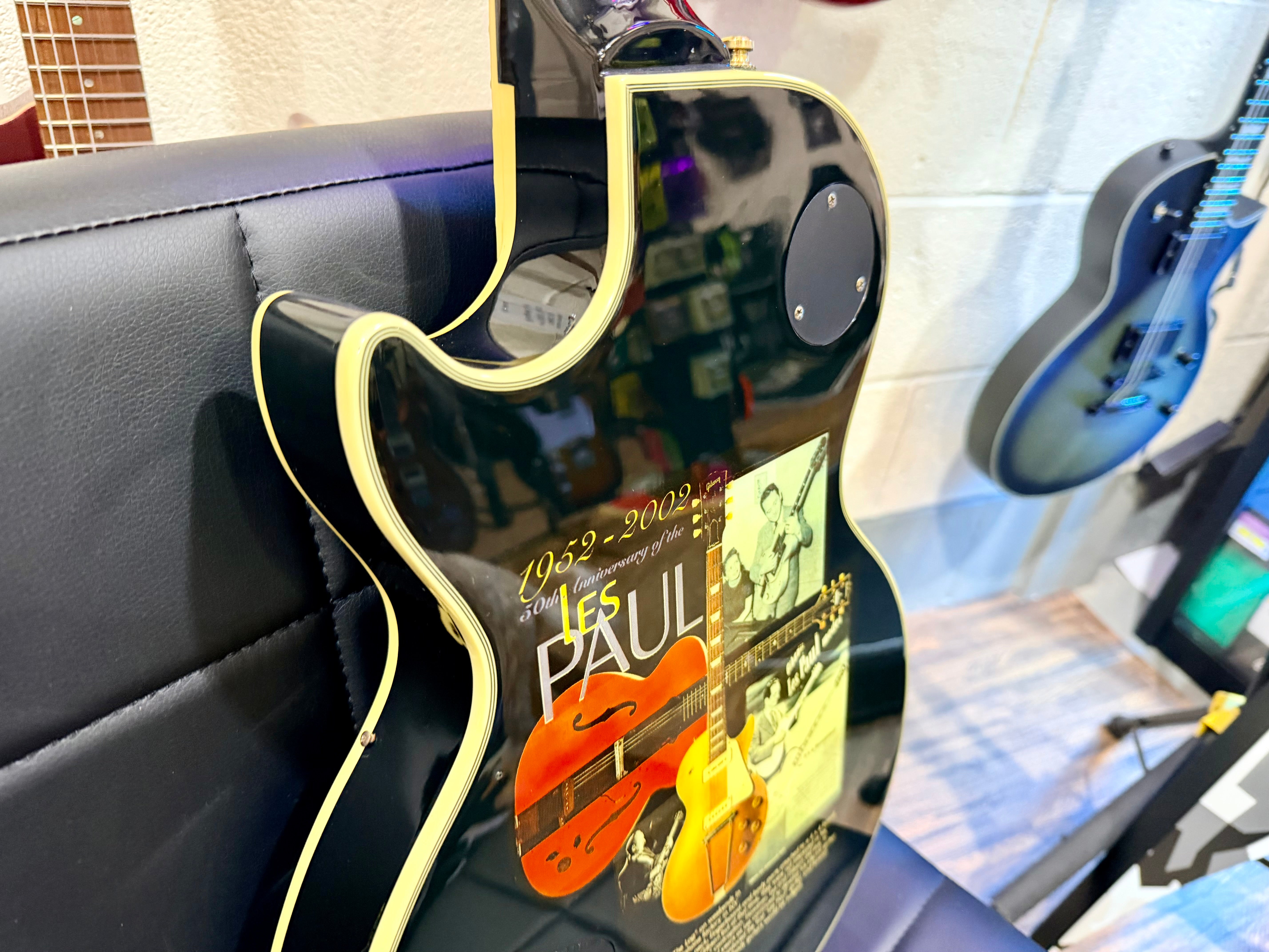 🔥RARE🔥 Epiphone Les Paul Custom 50th Anniversary Ebony/Gold~ 2002 Ltd Edition!