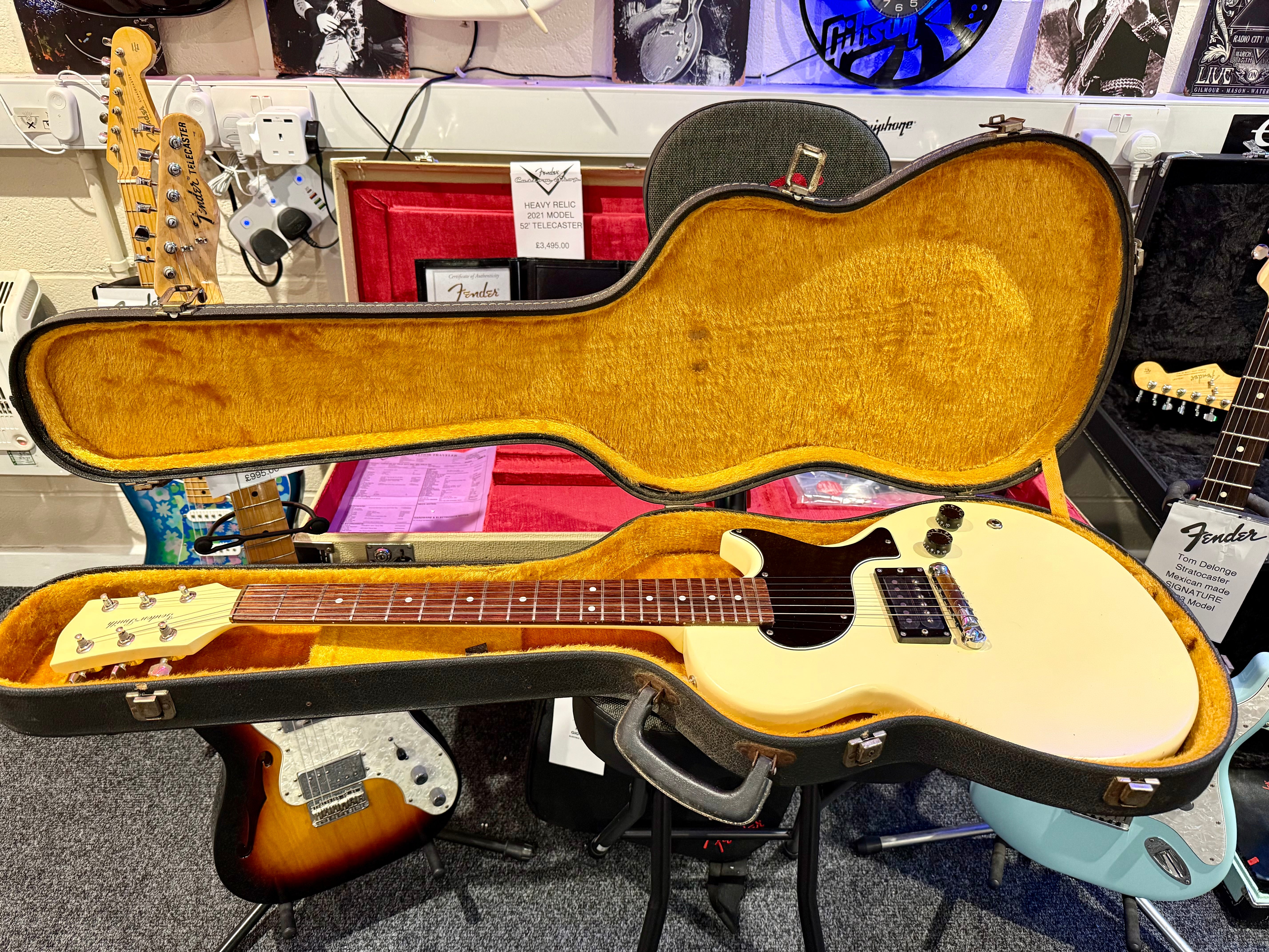 🌟RARE BUTTERMILK🌟 Gordon Smith GS1-60 Singlecut~Coil Split + Case~2006 UK Made