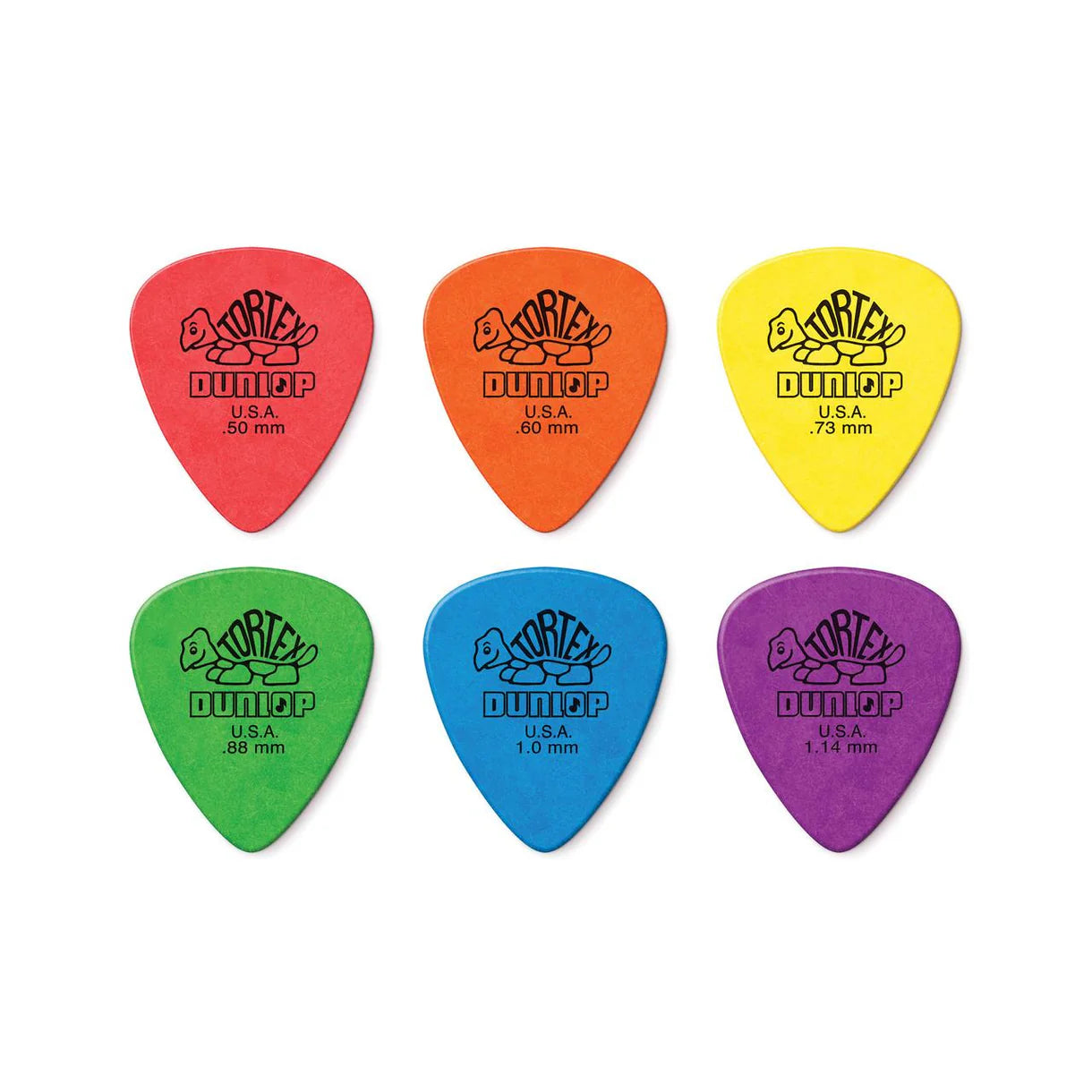 Jim Dunlop PVP418 Variety Picks Pack -Tortex - 12 Picks