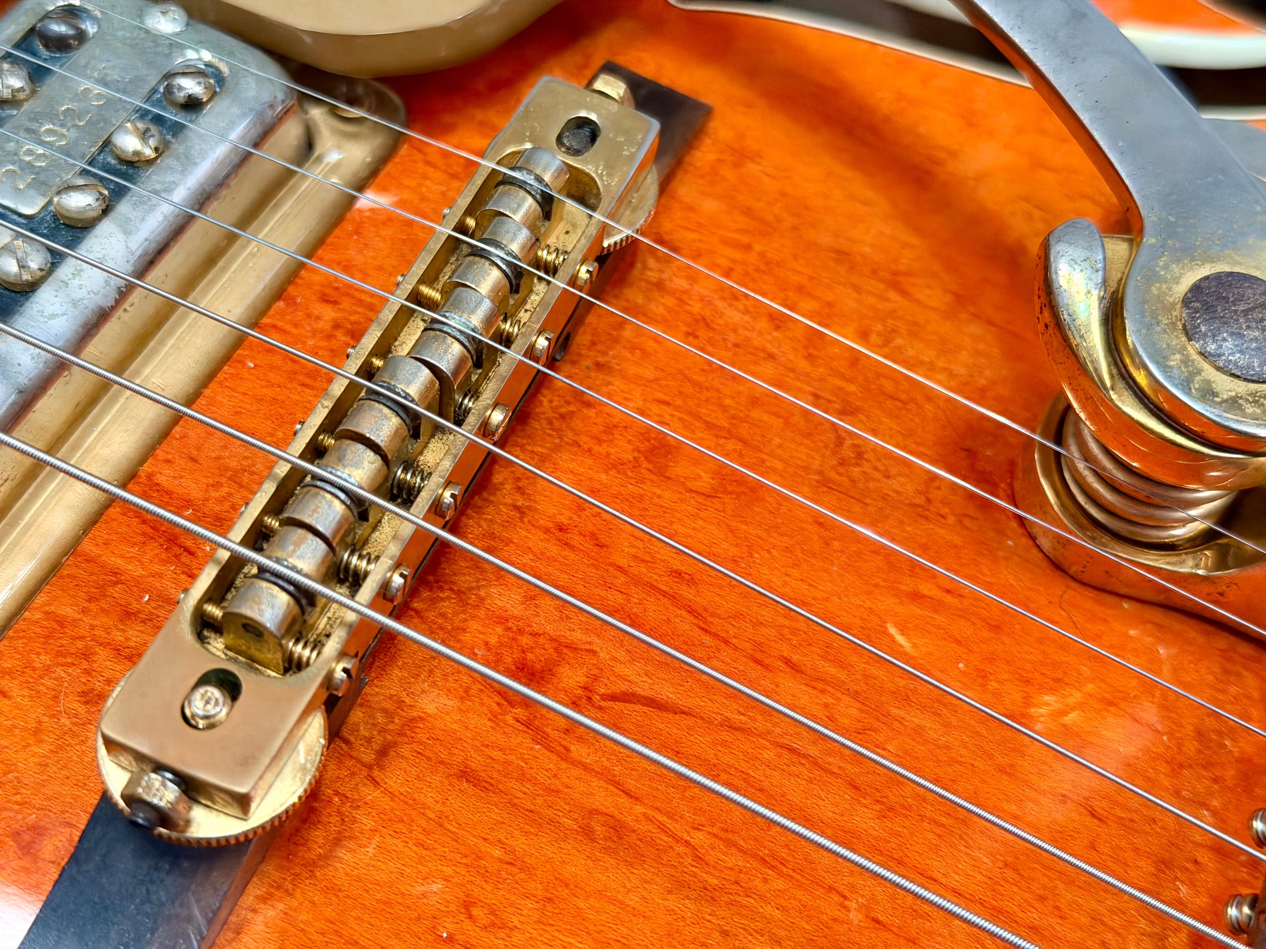 ✨1990✨ Gretsch 6120 Nashville Western Orange MIJ Terada~ Bigsby~ Japan + Case!