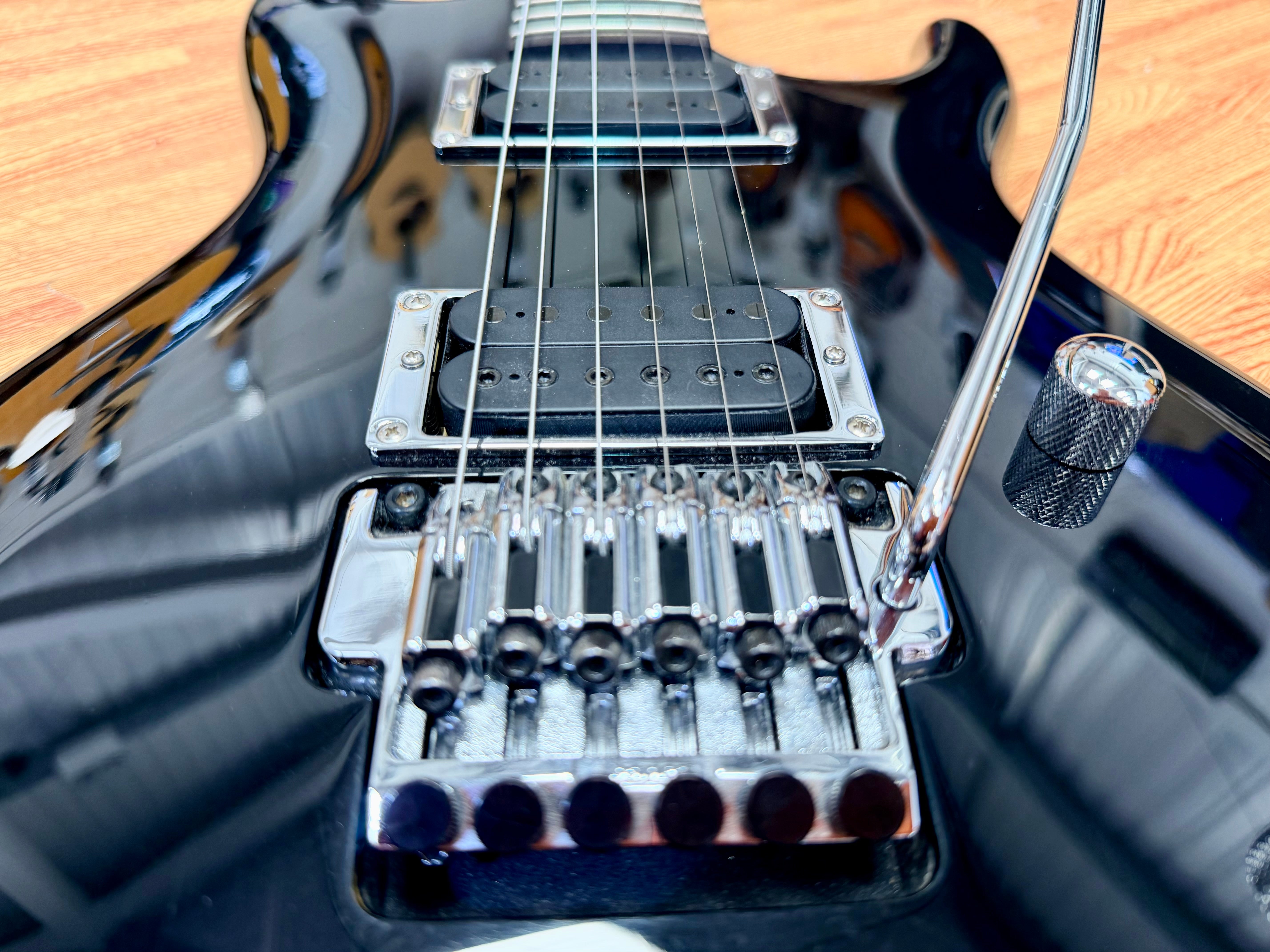 π₯2004π₯ Ibanez JS100 Joe Satriani Signature~ Black MIK Korea Electric Guitar!