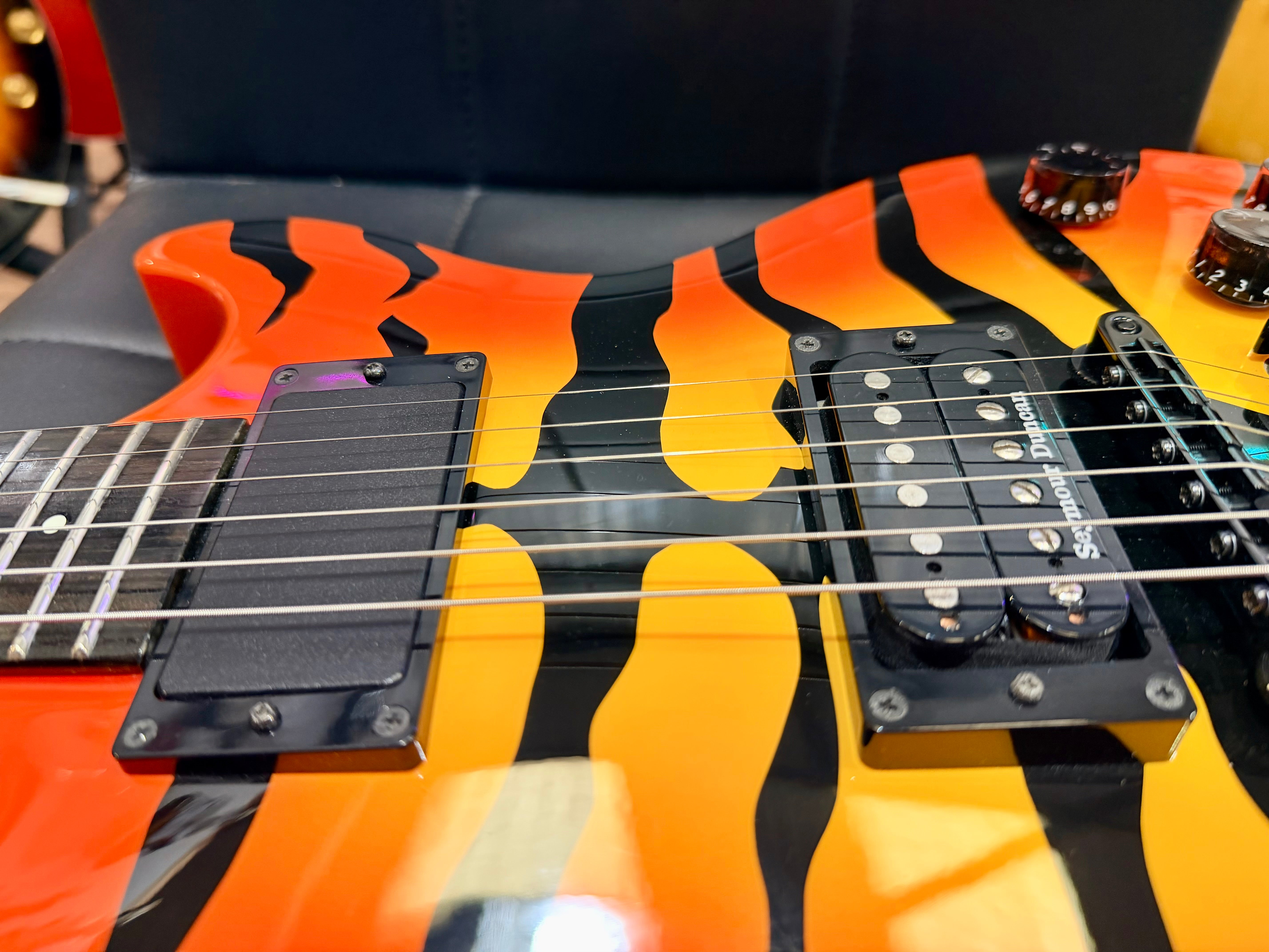 π― Edwards ESP E-SR-Kellogg Orange Tiger~ Sukeroku Ken Yokoyama~Made In Japan π―