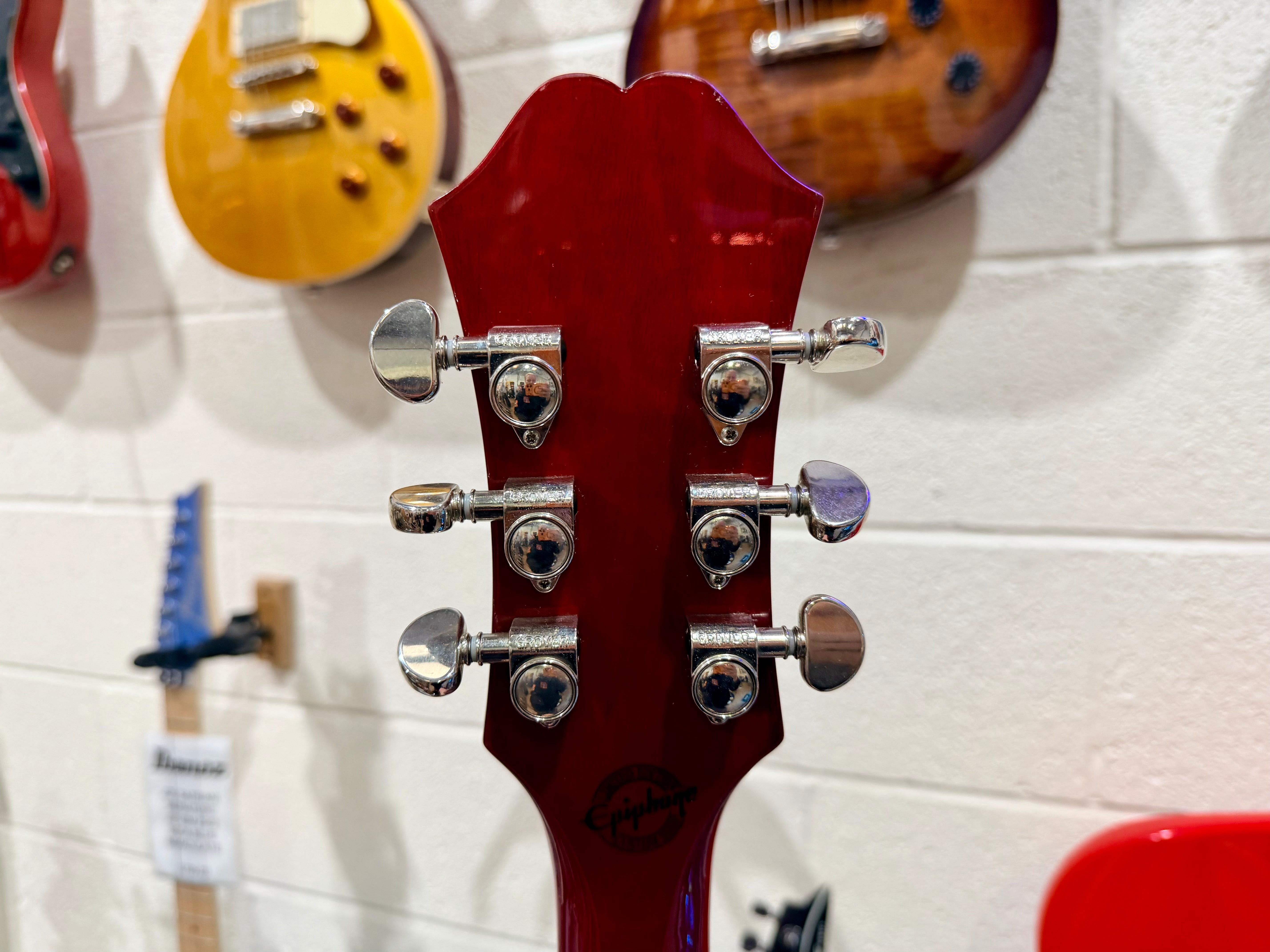 🍒LTD EDITION🍒 Epiphone Dot Studio ES-335 Semi-Hollow~ Custom Shop Cherry Red!