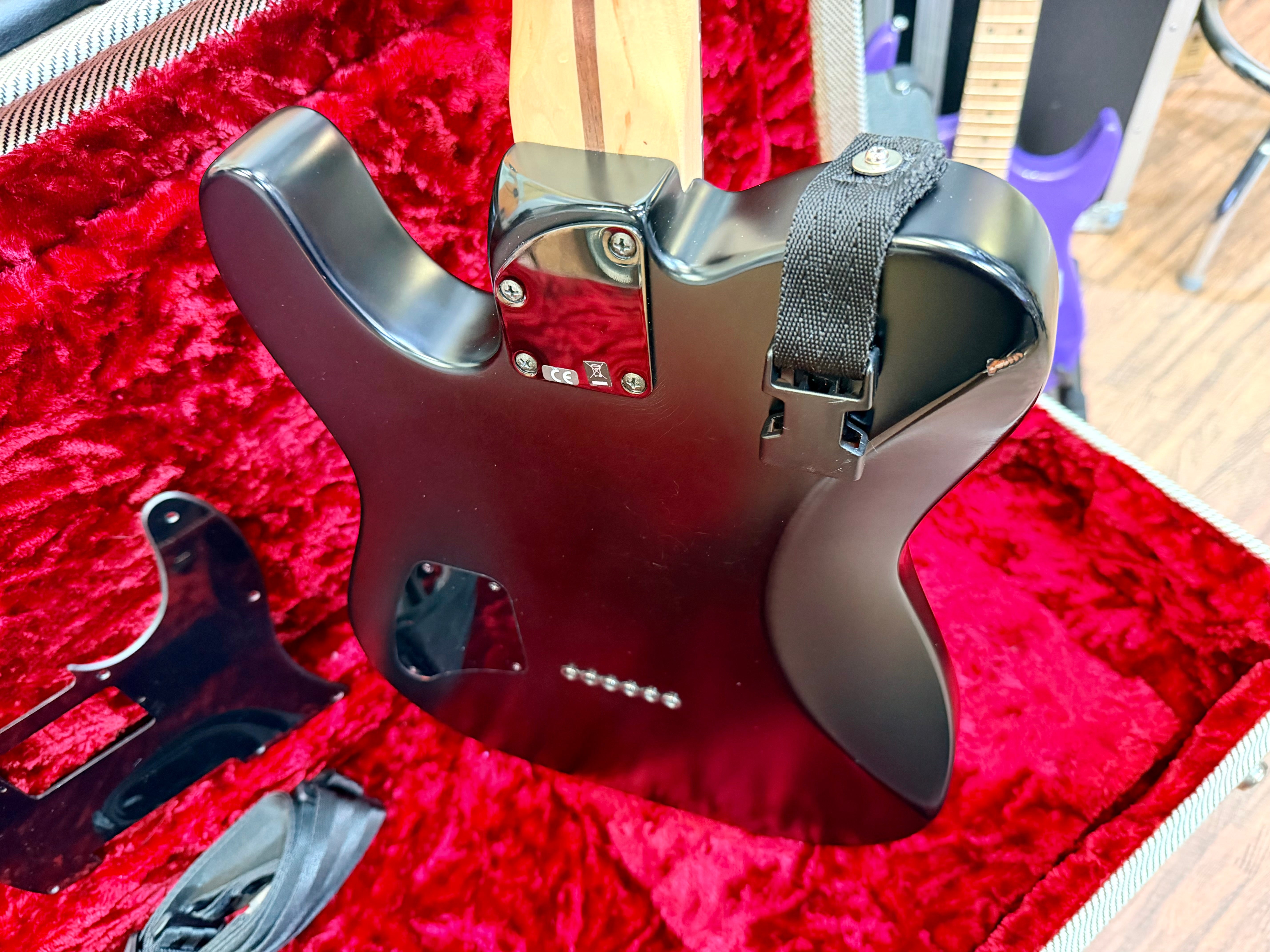🔥 Fender Jim Root Telecaster~ Black Ebony~ EMG 81/60~ 2021 Neck & 2015 Body 🔥