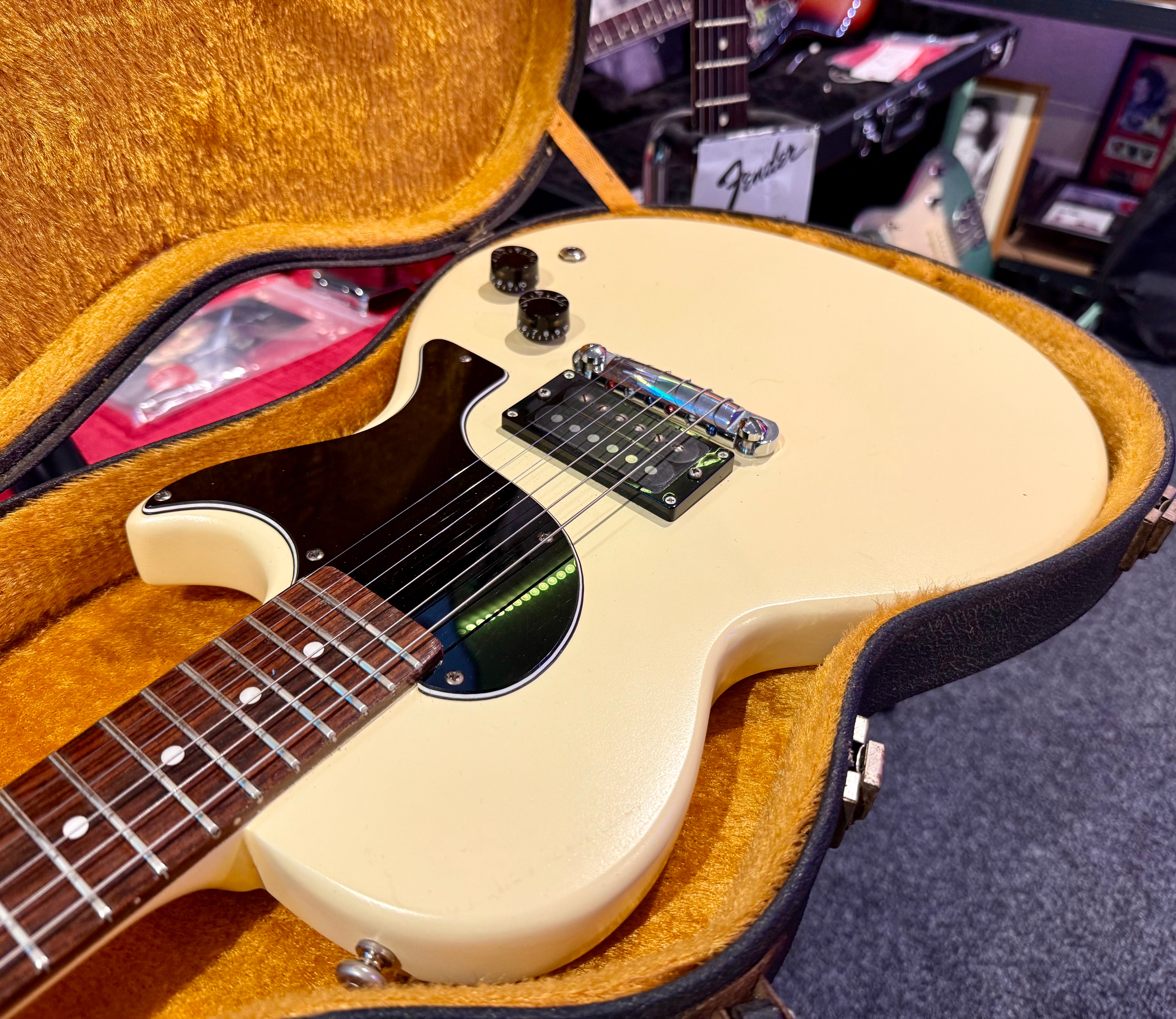 🌟RARE BUTTERMILK🌟 Gordon Smith GS1-60 Singlecut~Coil Split + Case~2006 UK Made