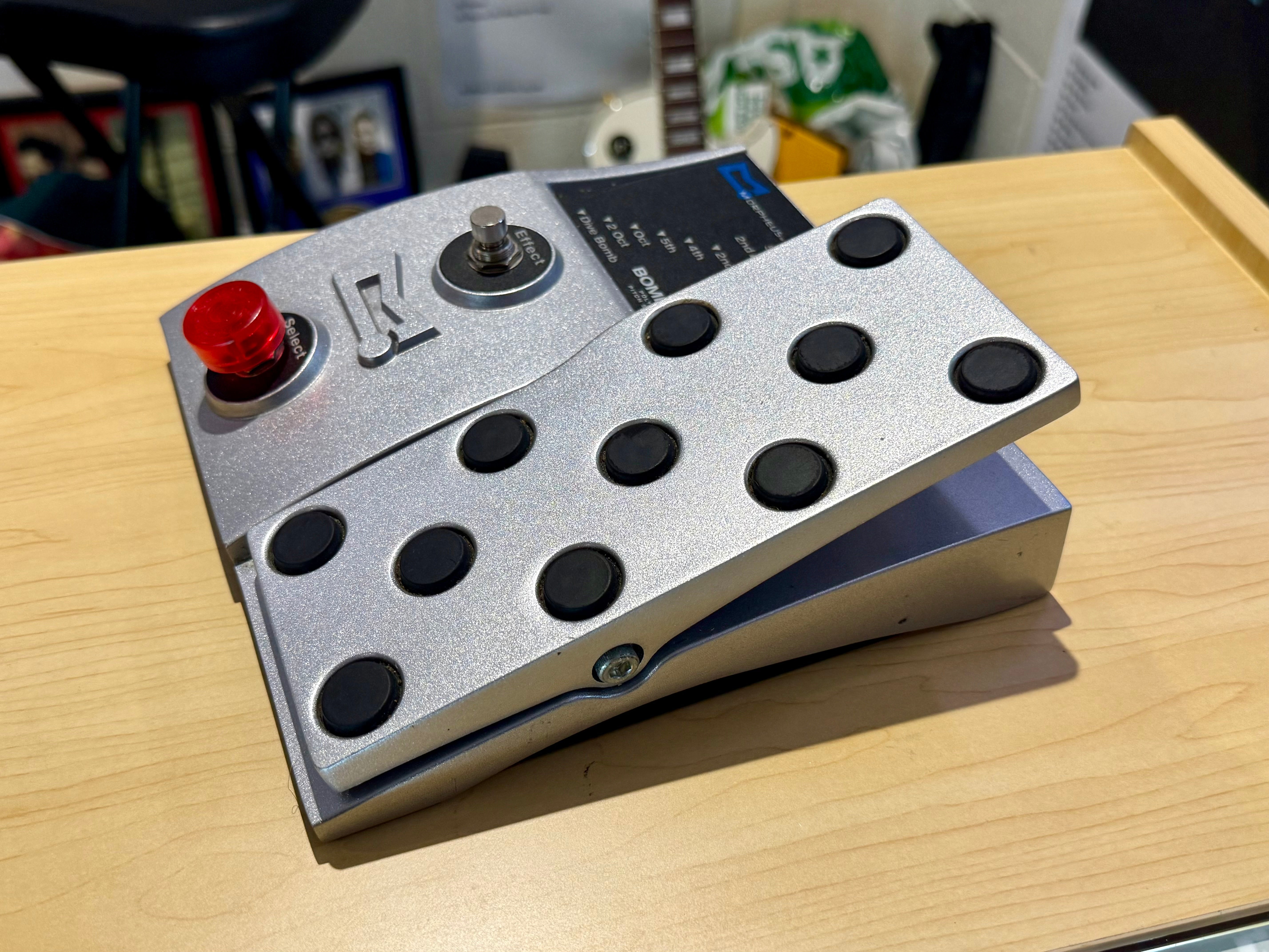 🎸RARE🎸 Morpheus Bomber Pedal~ Pitch Shifting Guitar Effects Unit~ Shifter!