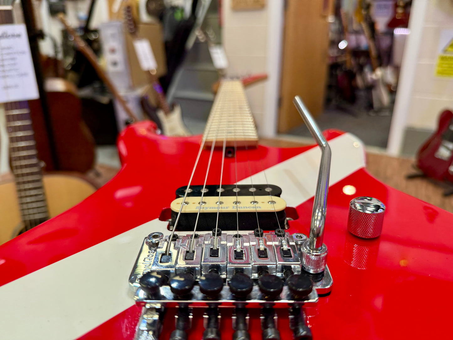 🔥RARE🔥 Kramer The 84 1984 Van Halen~ Diver Down Custom Ltd Edition~EVH D Tuna!
