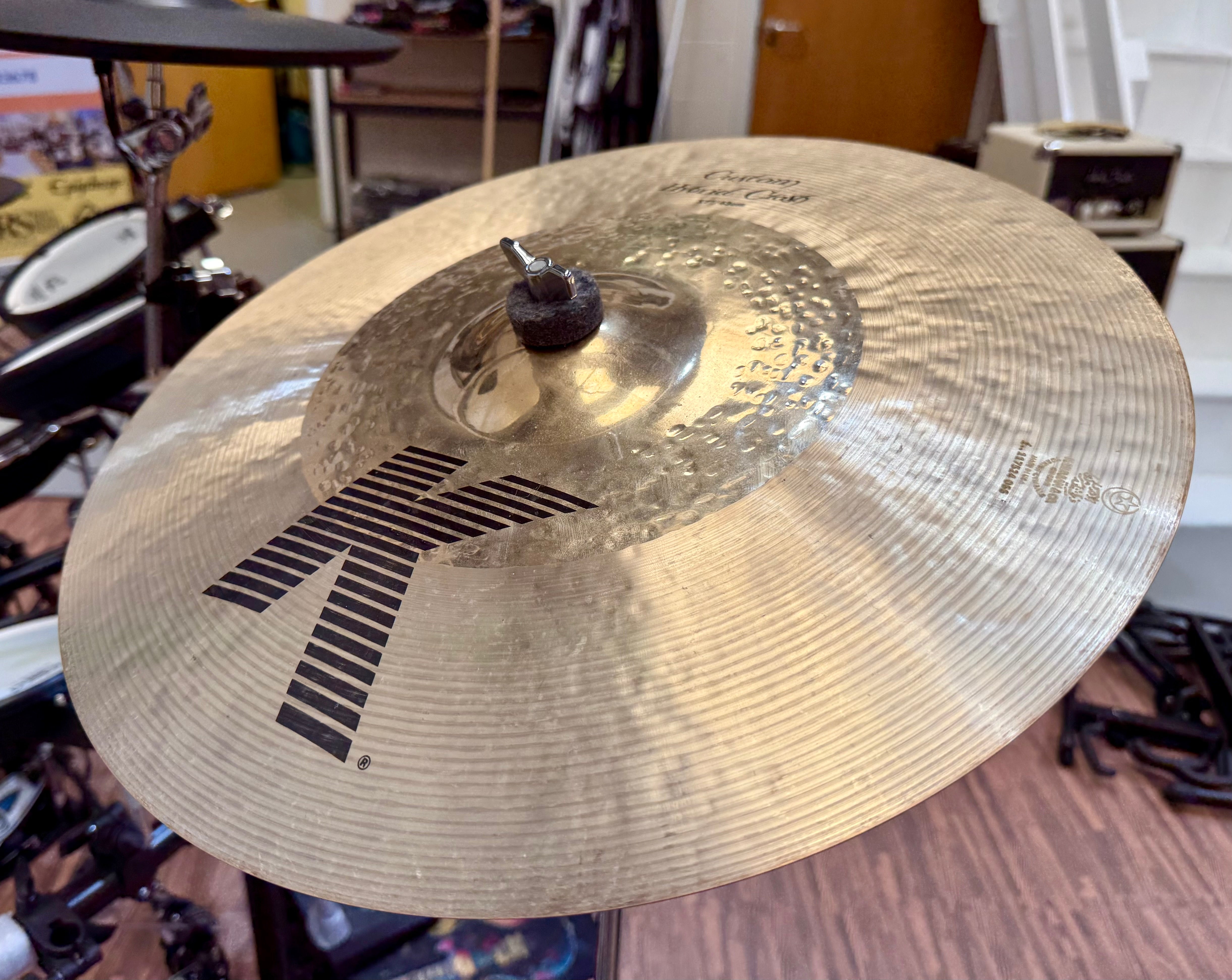 🥁 Zildjian 17" K Custom Hybrid Crash Cymbal - Rock/Medium/Fx Cymbol/USA 🥁