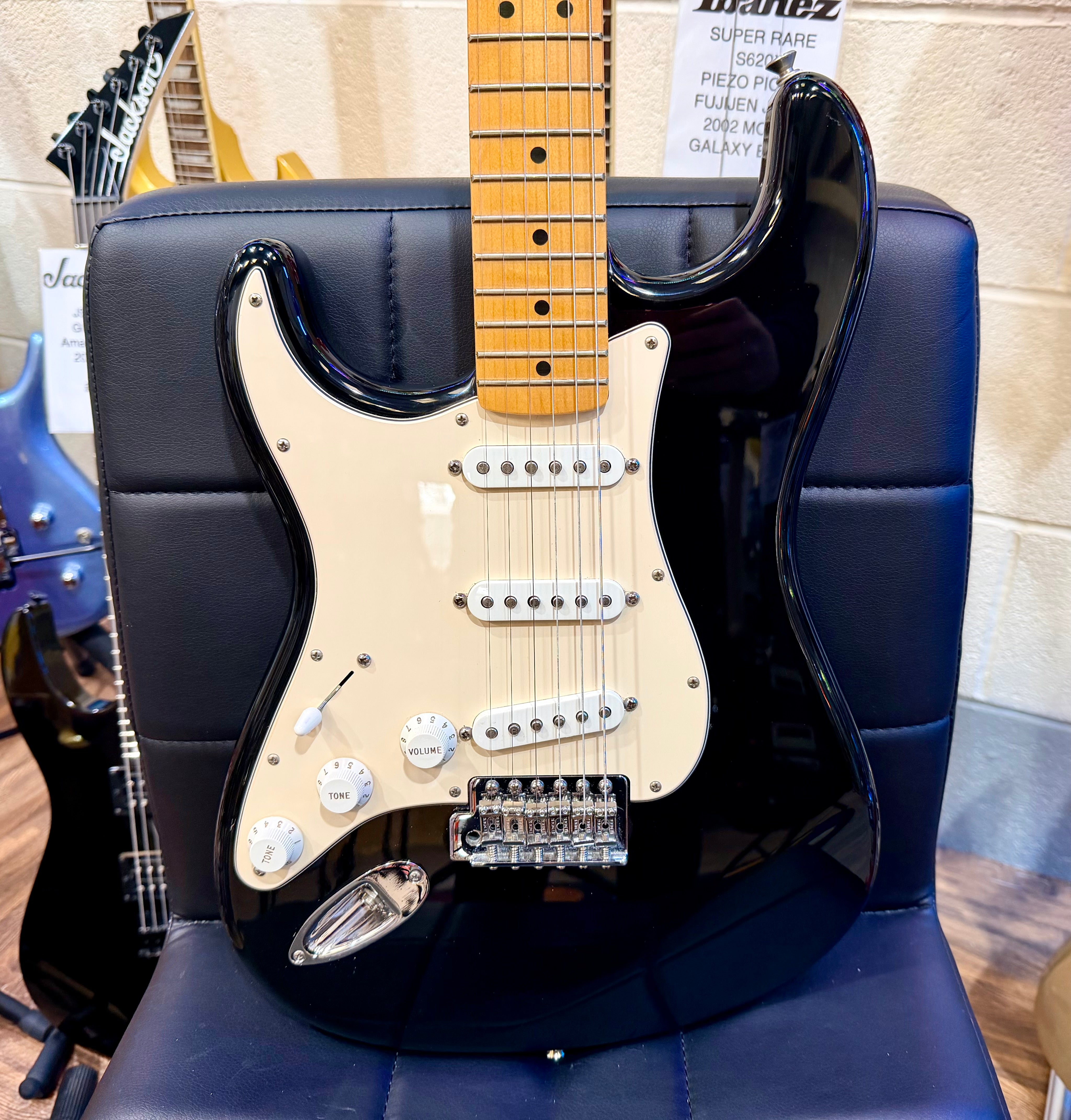 🔥LEFTY🔥 Fender Mexican Standard Stratocaster Left Handed~ Black~ 2008 Strat!