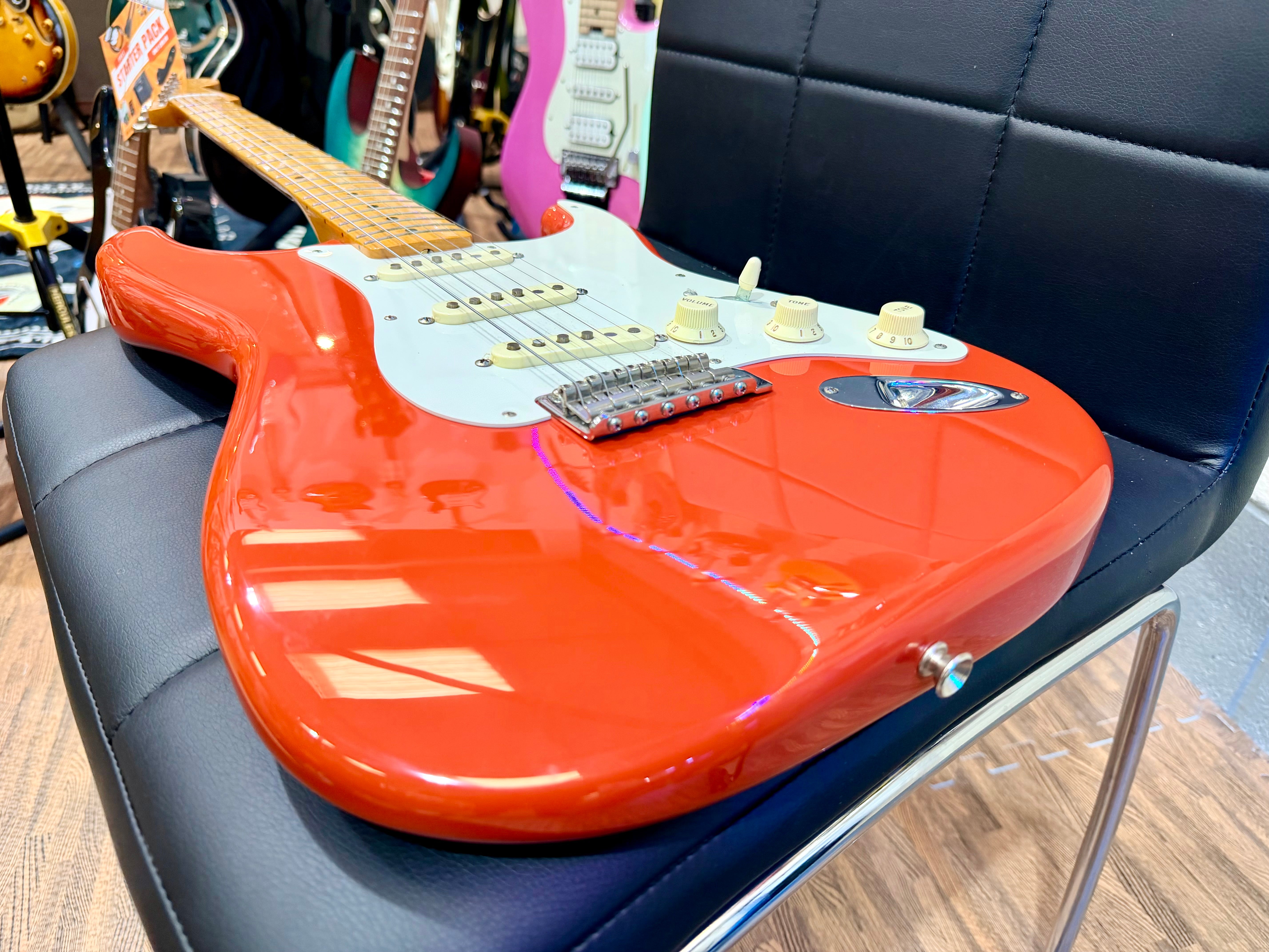🌟2013🌟 Fender Classic Series 50s Stratocaster~ Fiesta Red~ Mexican MIM Strat!