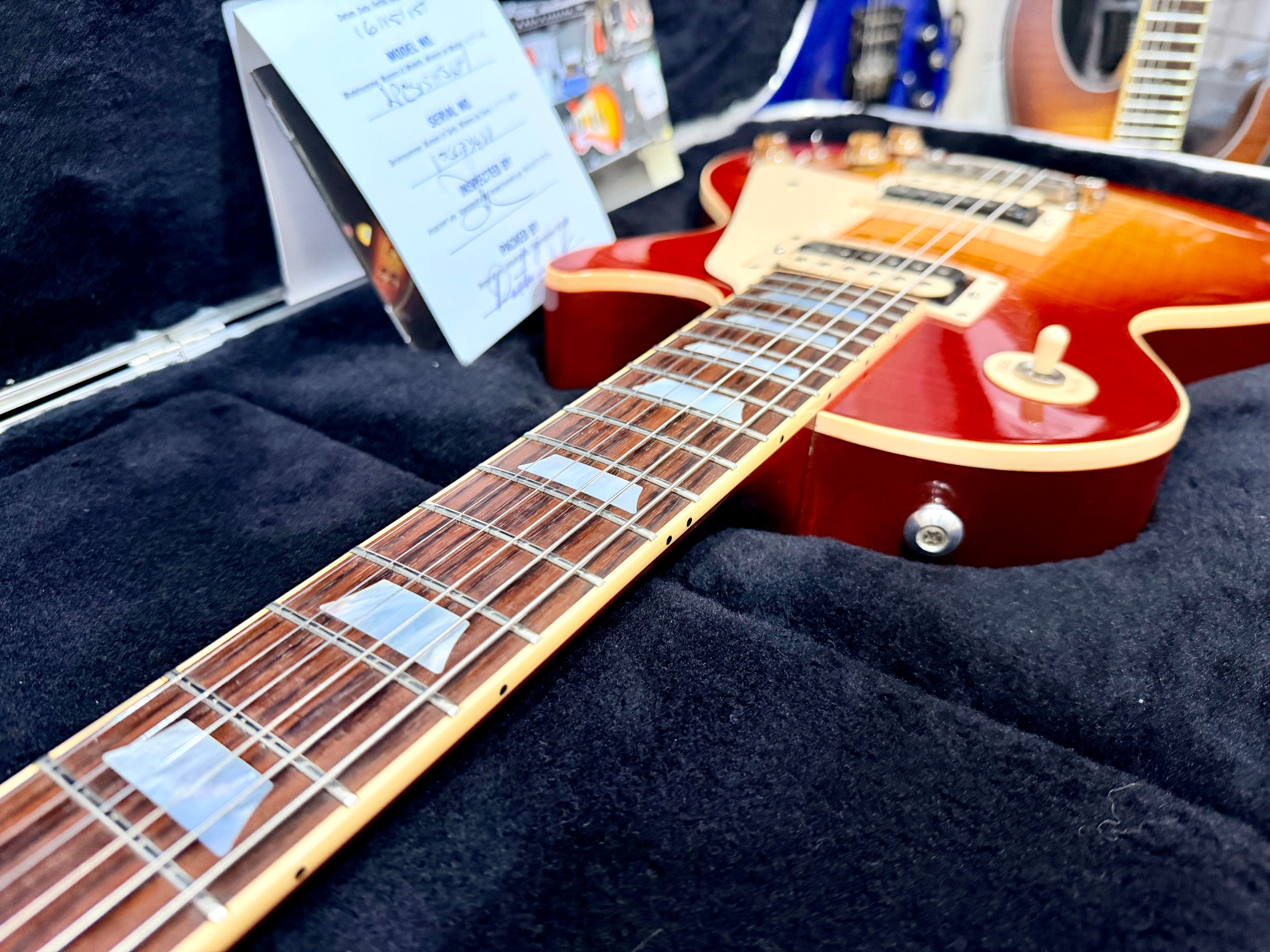 🌟Les Paul 100th🌟 2015 Gibson Les Paul Classic~ Cherry Sunburst + Case & Docs!