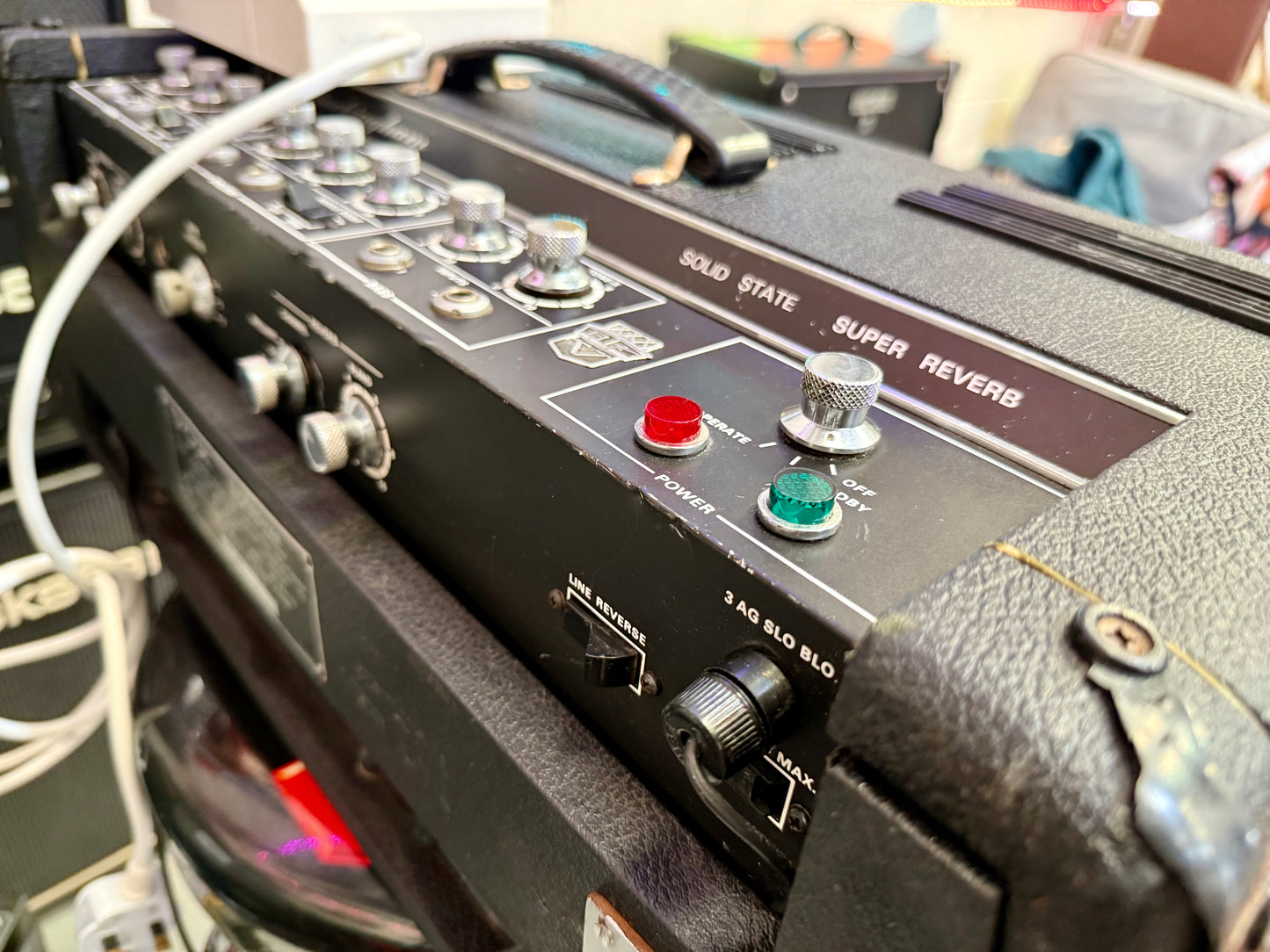🌟VINTAGE 1966🌟 Vox Buckingham 1121 35w Piggyback Amp Head Amplifier~ Working!