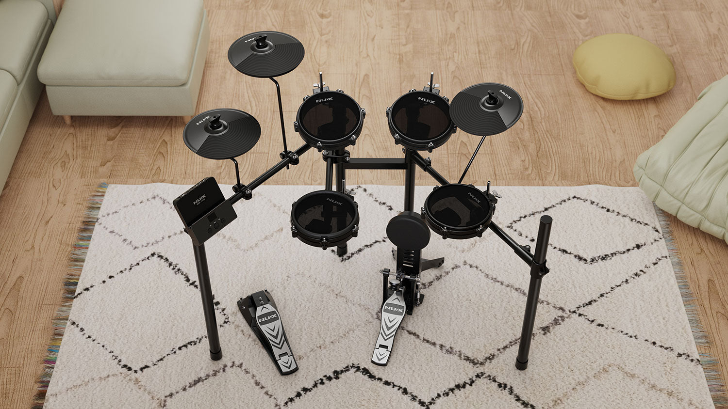 🔥LATEST MODEL🔥 NU-X DM-110 Digital Drum Kit~ Electric Drums
