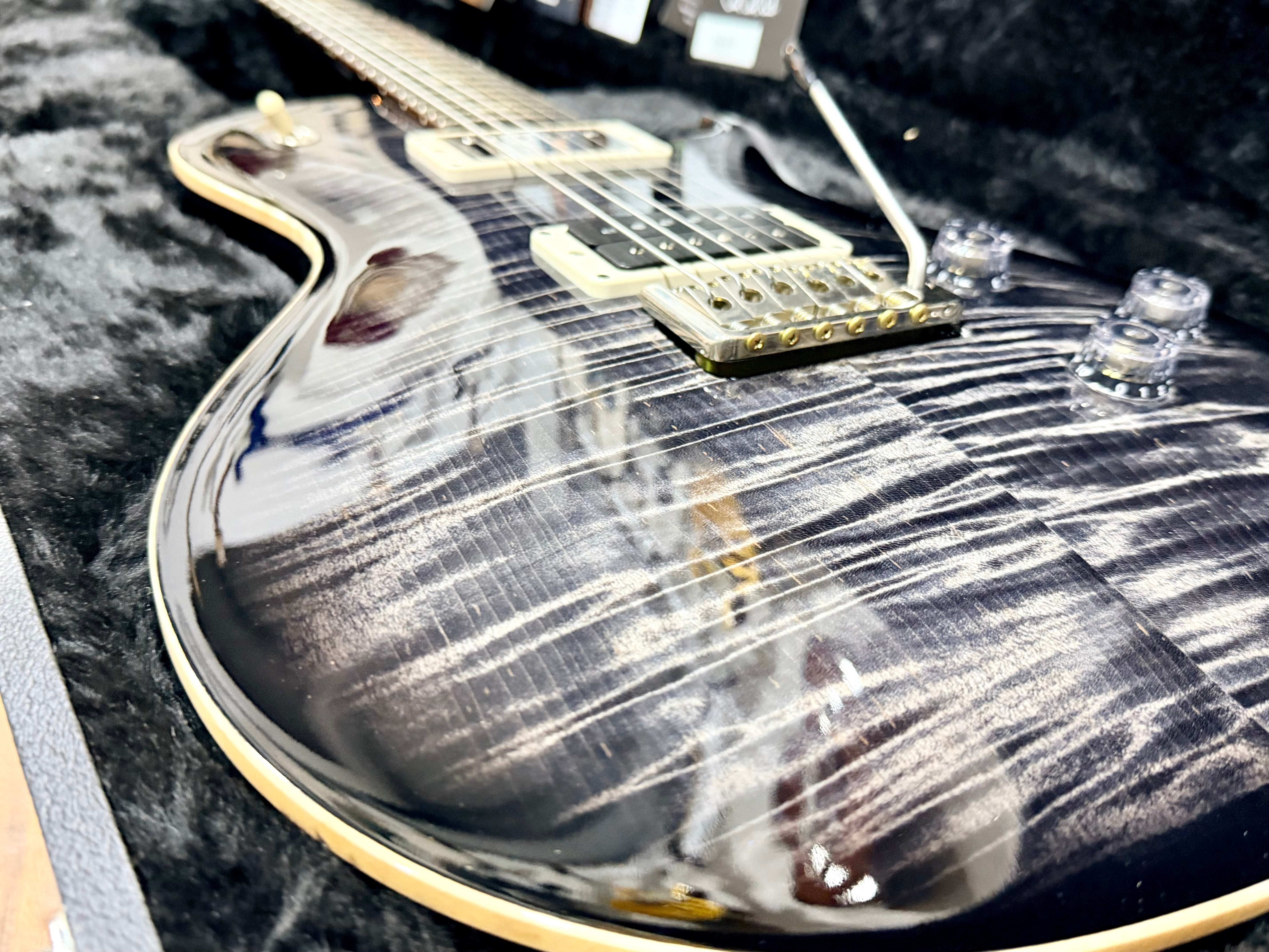 π₯2020π₯ PRS Mark Tremonti Signature USA Charcoal Contour Burst~ Case & Docs!