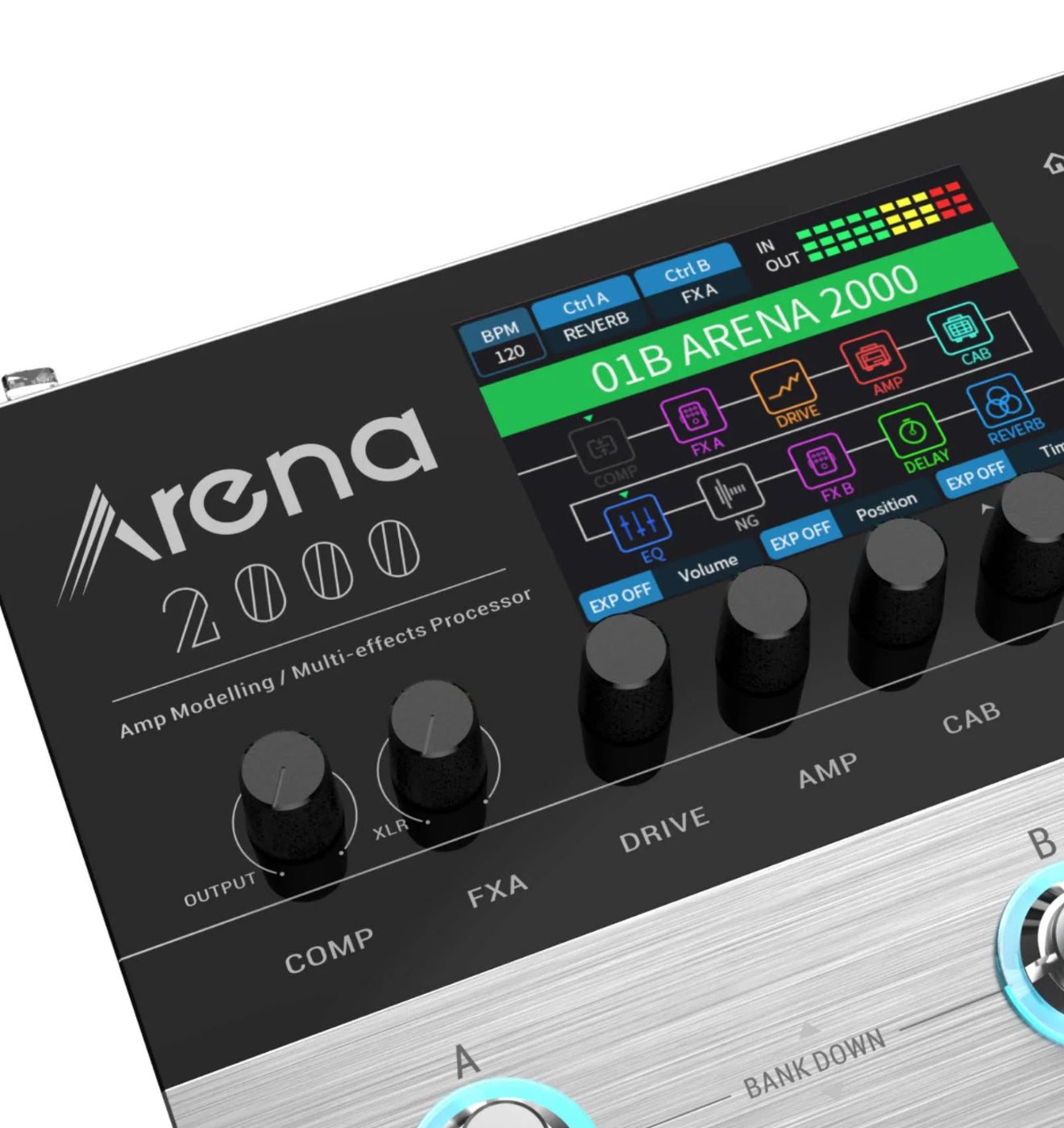 🎸 Donner Arena 2000 Multi-Effects Pedal~ Amp Modelling~ 278 Effects~ IR Loader 🎸