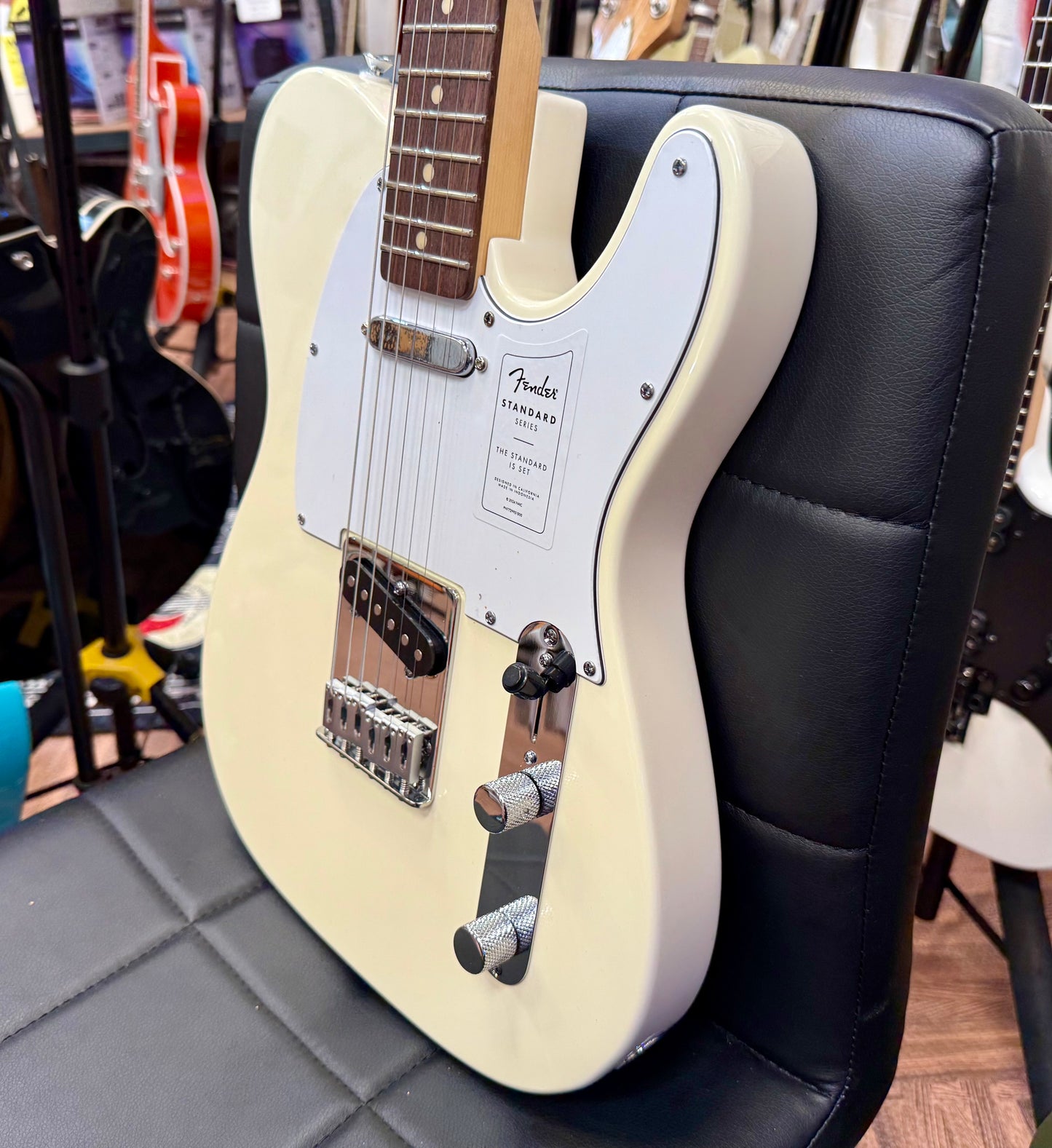 🌟2025 NEW MODEL🌟 Fender Standard Series Telecaster~ Olympic White~ Rosewood!