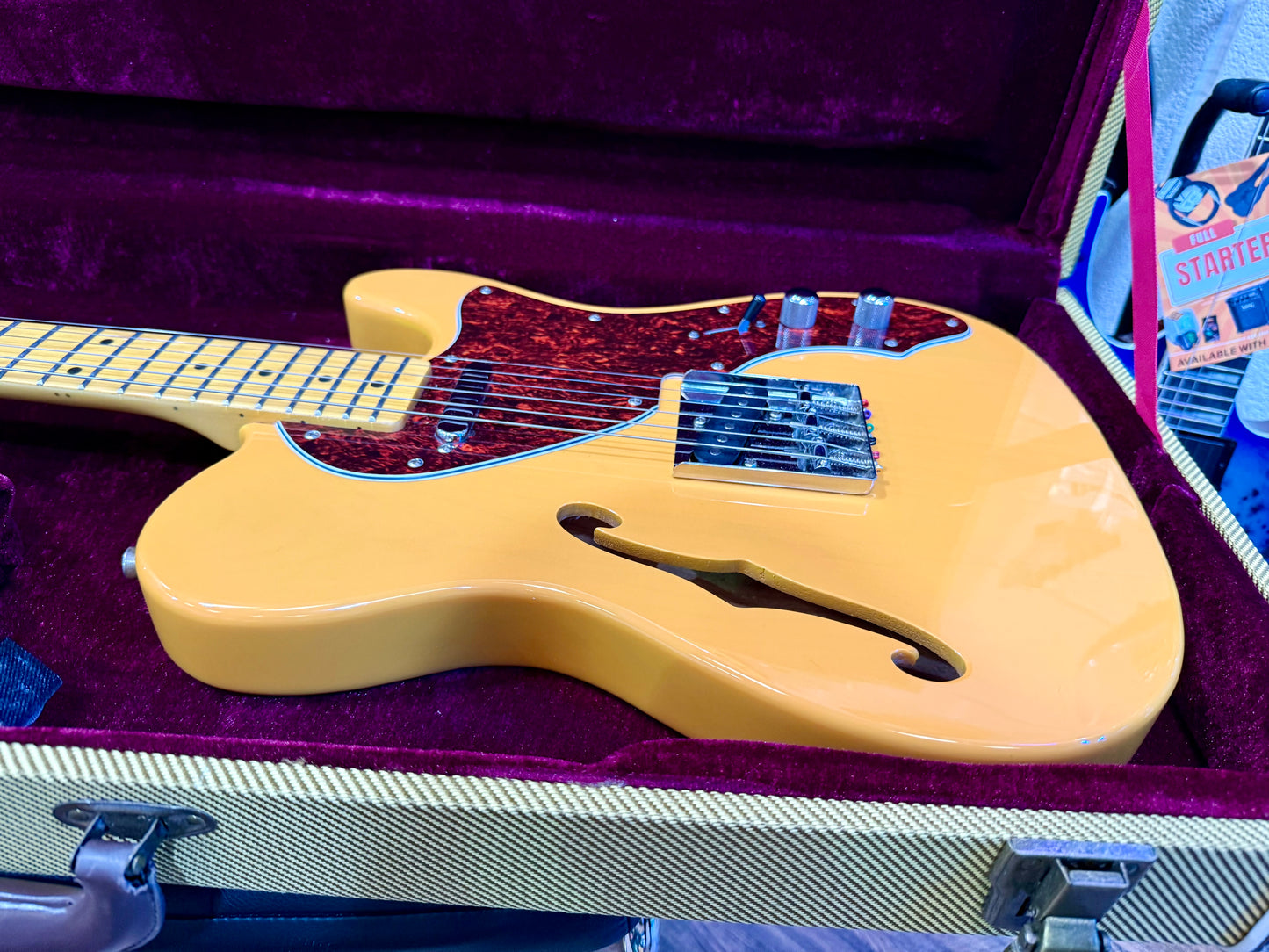 ๐2016๐ Tokai Breezysound ATE60 TL Thinline Telecaster~ Butterscotch + Case!