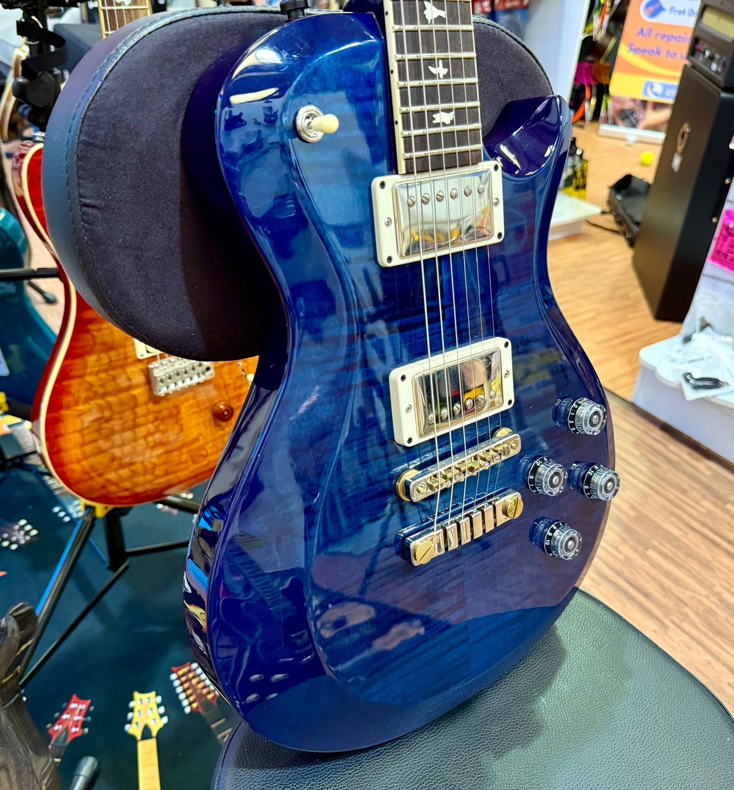🌟2020 USA🌟 PRS S2 McCarty 594 Singlecut~ Whale Blue~ Gig Bag & Docs~ Stunning!